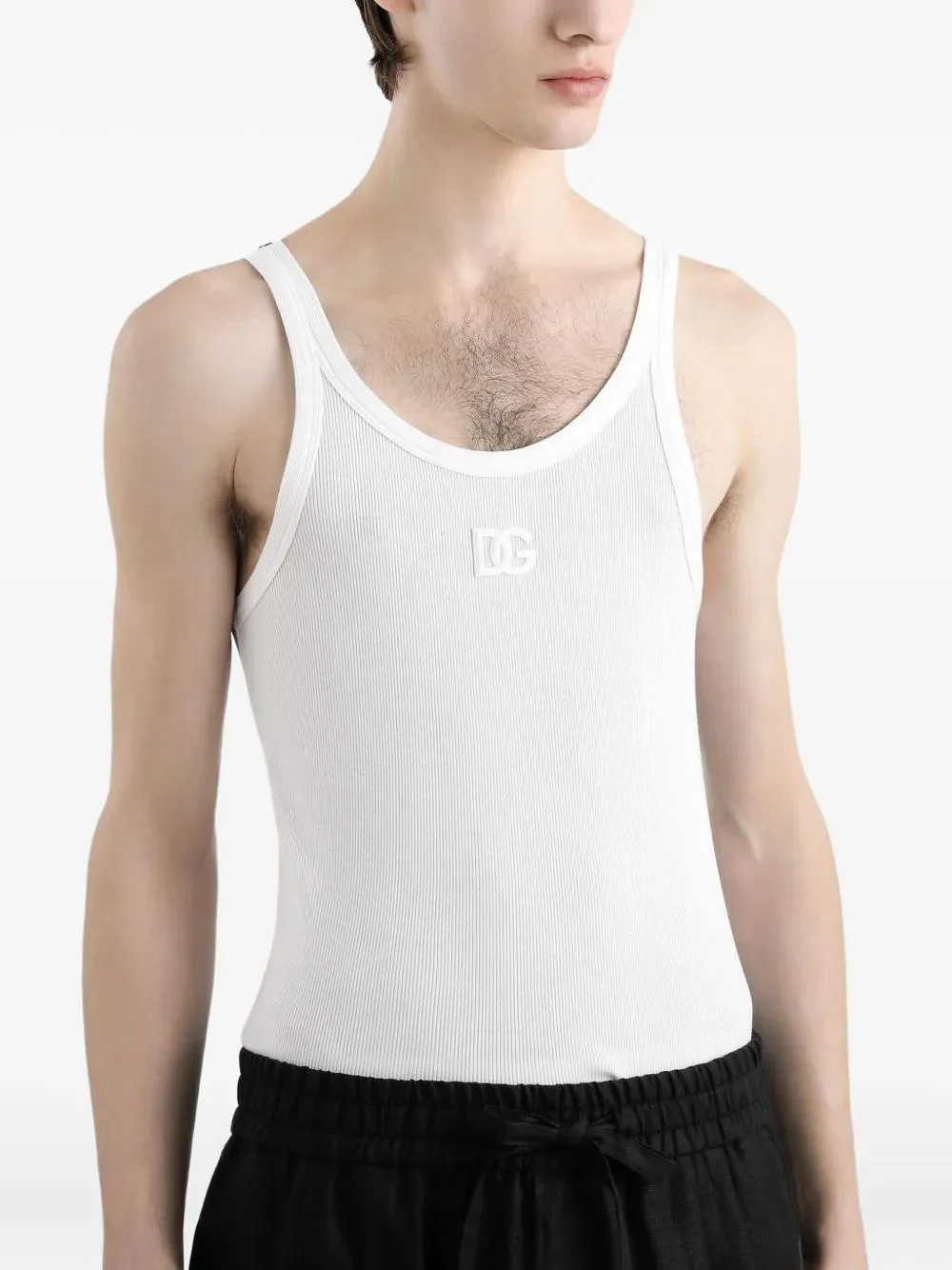 Dolce & Gabbana Classic Men’s Sleeveless T-Shirt - Image 4