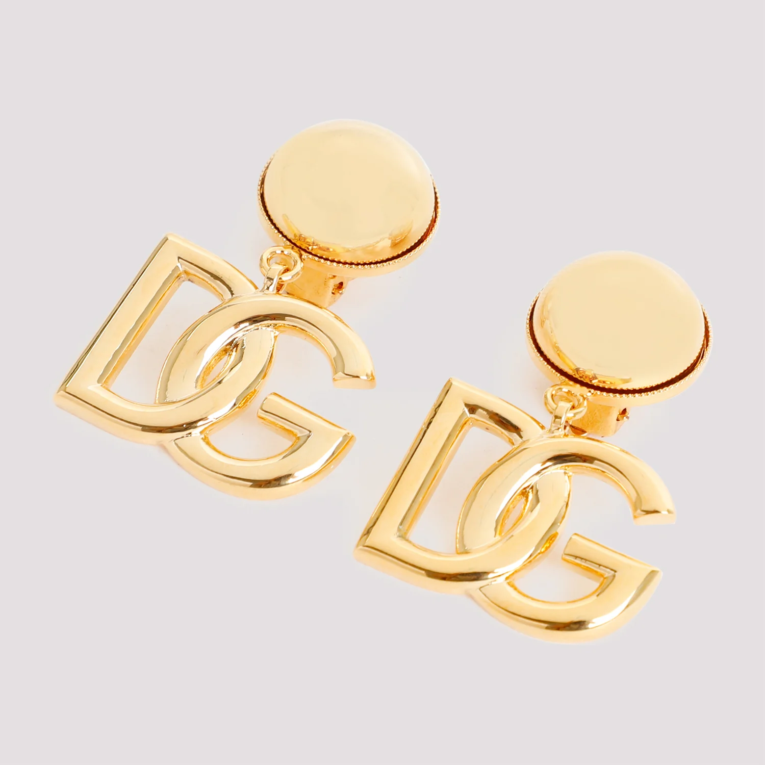 DOLCE & GABBANA Clip-on Earrings with DG Logo - Image 4