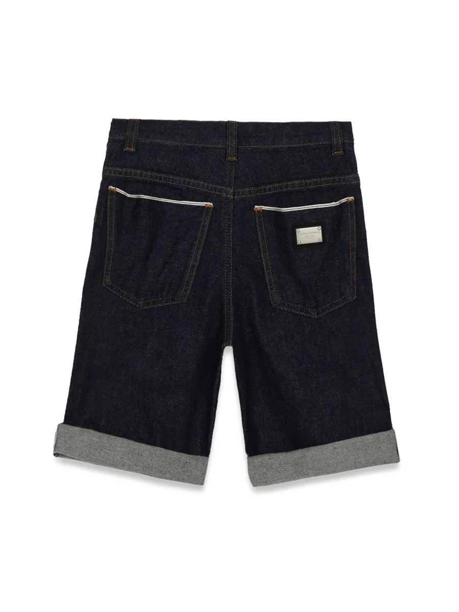 DOLCE & GABBANA Denim Bermuda Shorts - Image 2