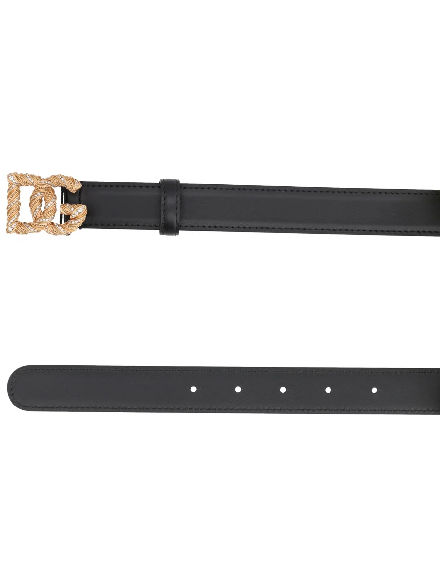 DOLCE & GABBANA DG Logo Belt for Women - Image 3