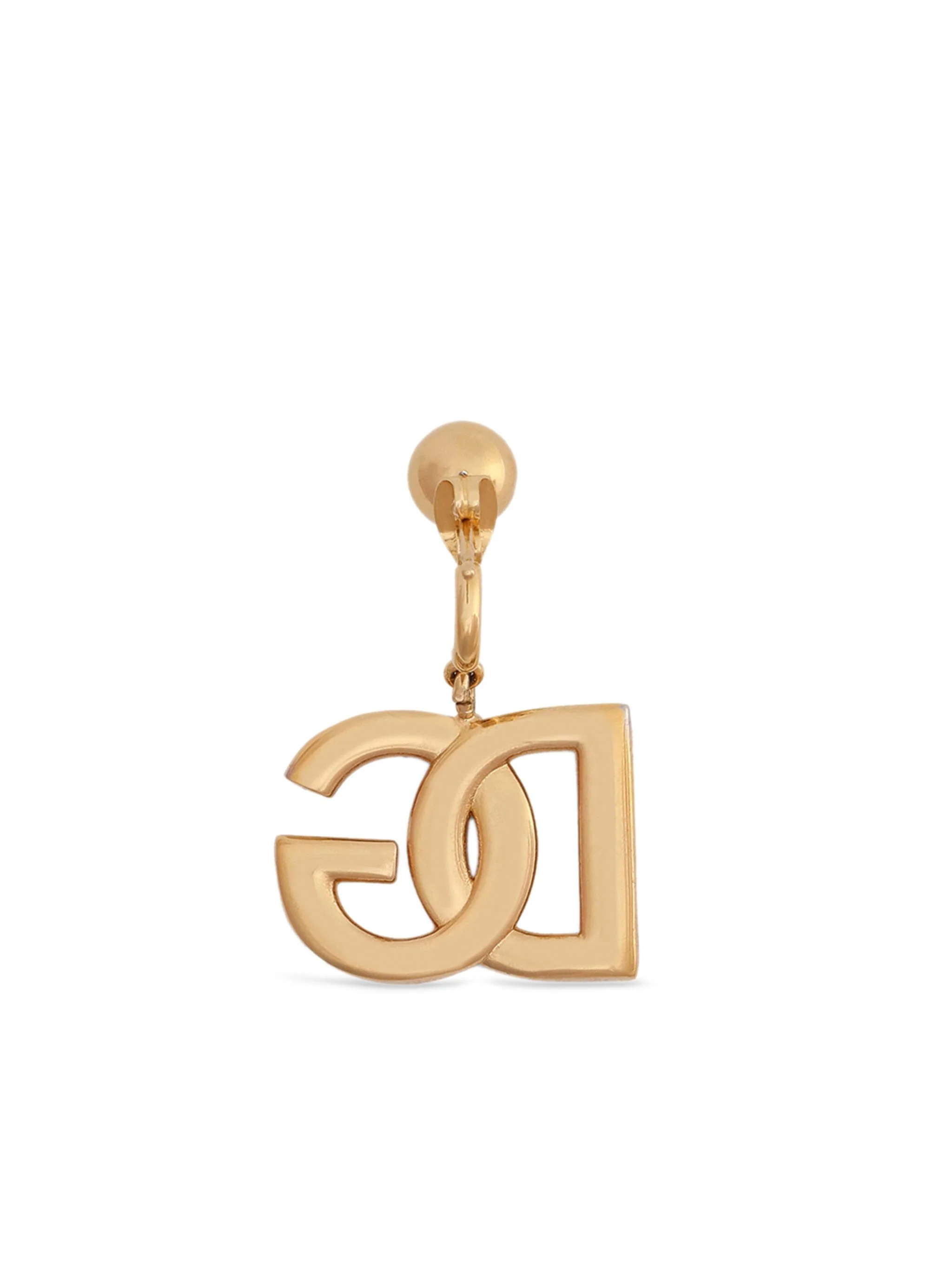 DOLCE & GABBANA DG-logo Clip-on Drop Earrings - Image 5
