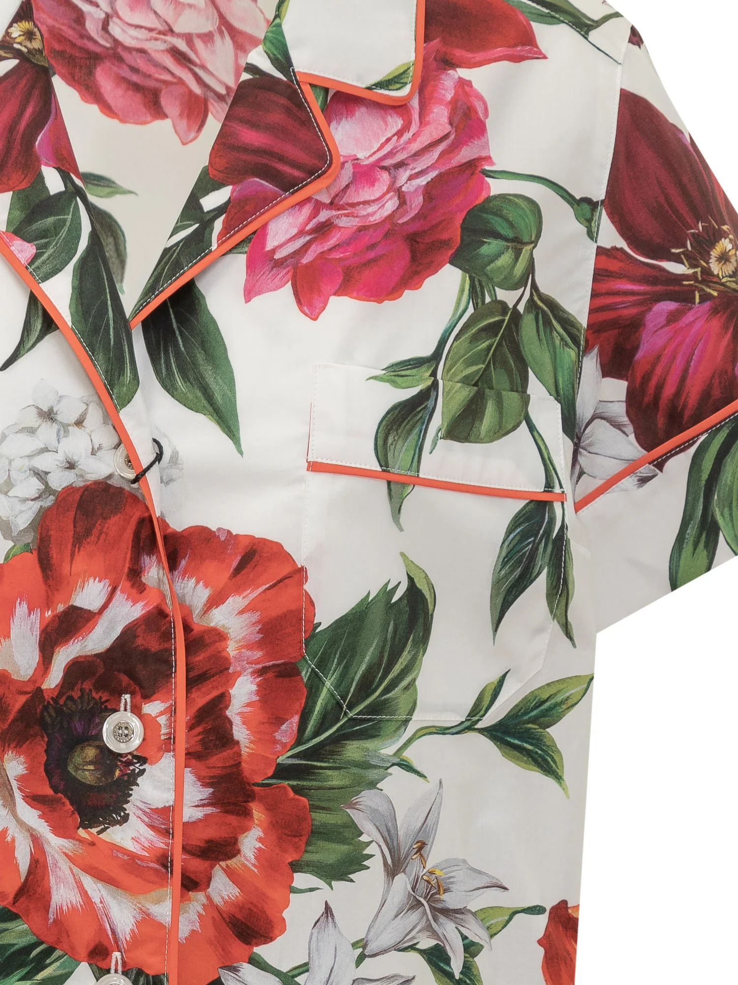 Dolce & Gabbana Elegant Floral Print Button-Up Shirt - FW25 - Image 3