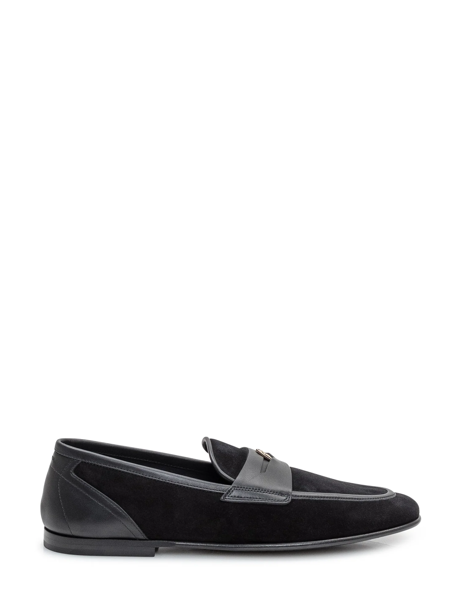Dolce & Gabbana Elegant Slip-On Loafers with Striking Buckle