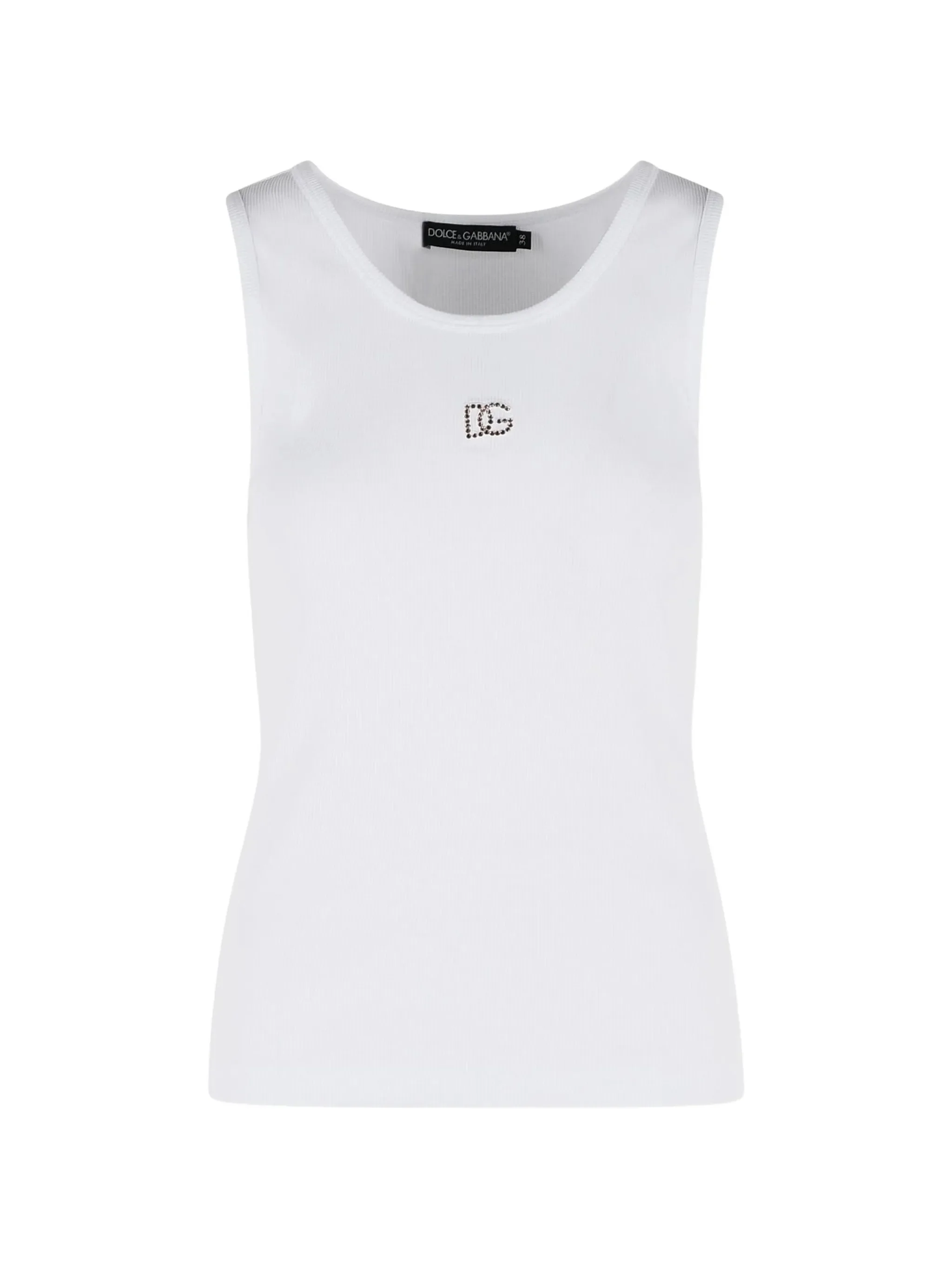 Dolce & Gabbana Embellished Cotton Mock Neck Shirt Size 40