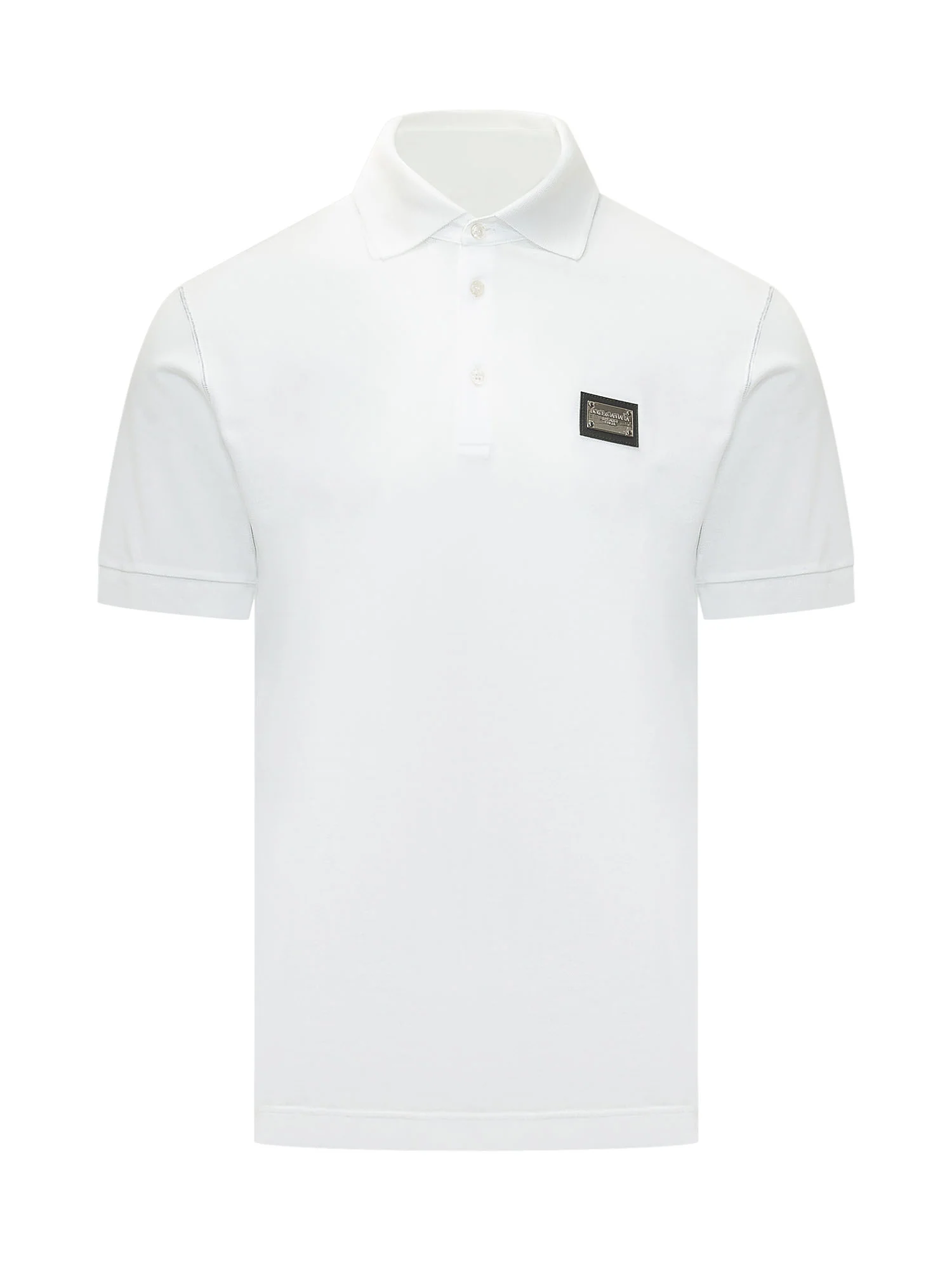 Dolce & Gabbana Essential Essential Polo with Buttons and Logo