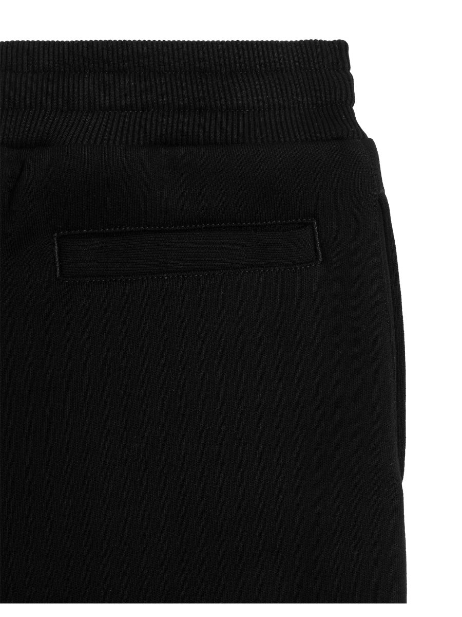 DOLCE & GABBANA Fleece Trousers with DG Majolica-print Embossed Logo - Image 4