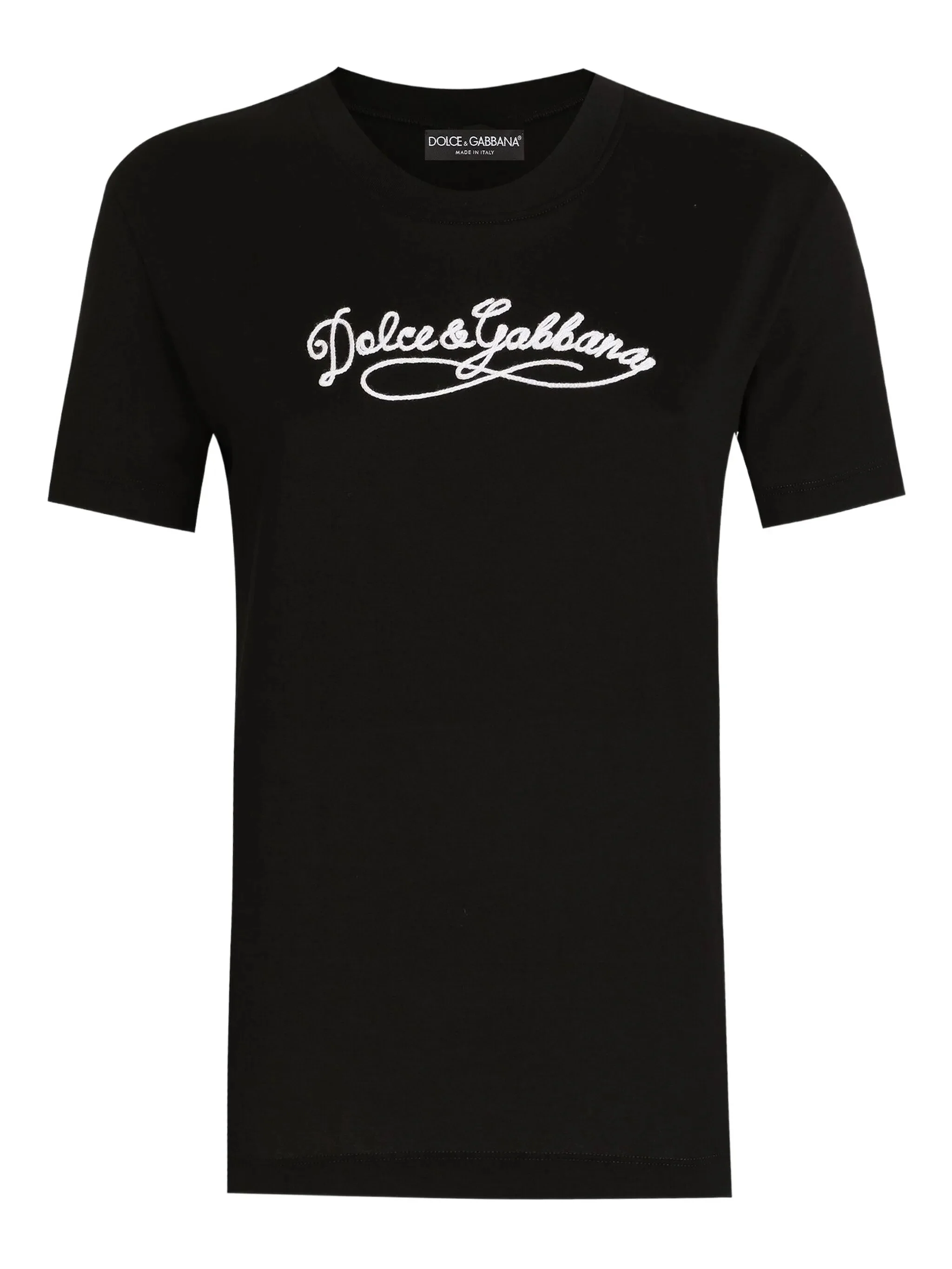 DOLCE & GABBANA Jersey T-shirt with Embroidery - Image 4