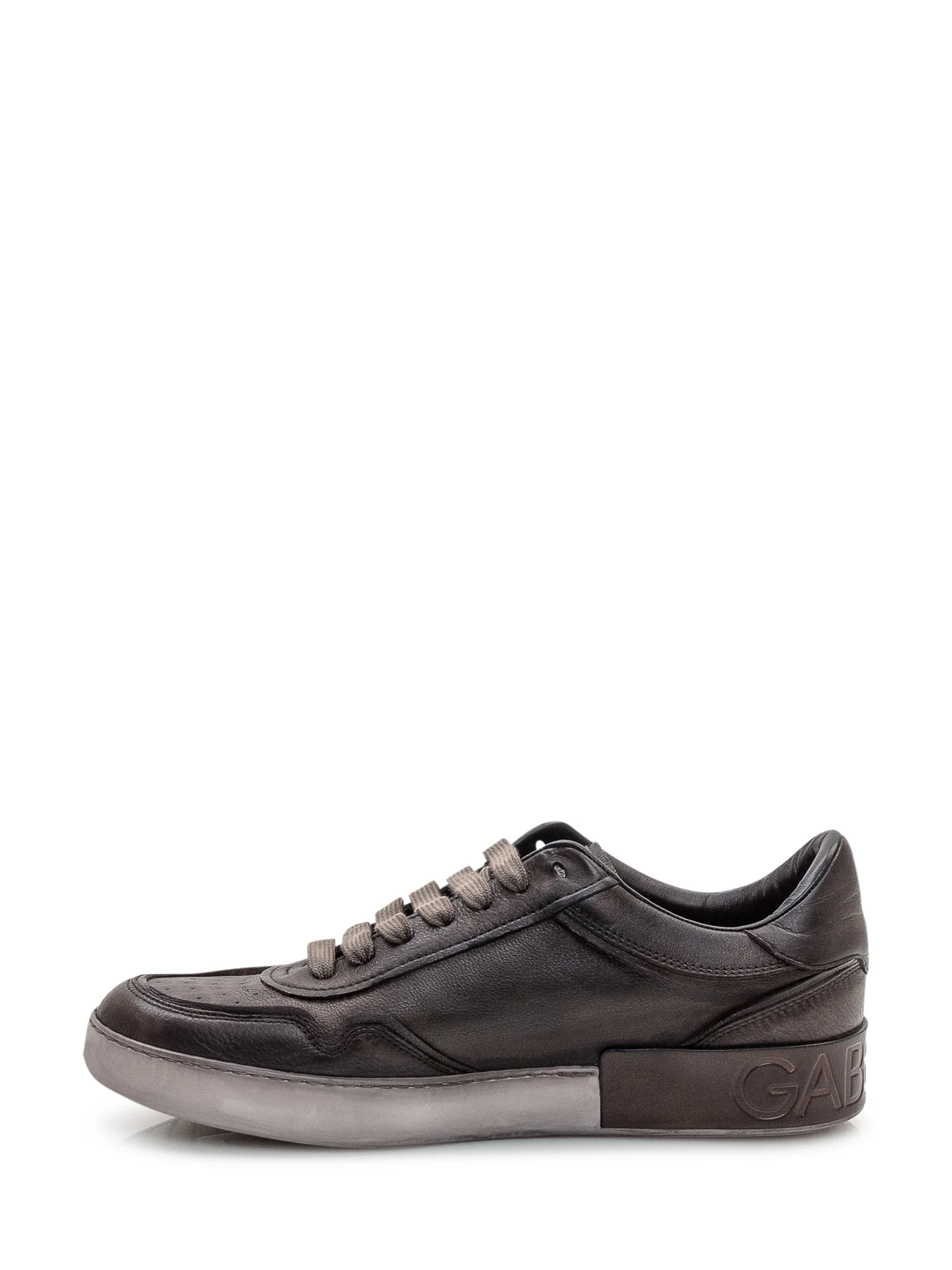 Dolce & Gabbana Leather Sneakers - Vit Beck Mini - Image 4