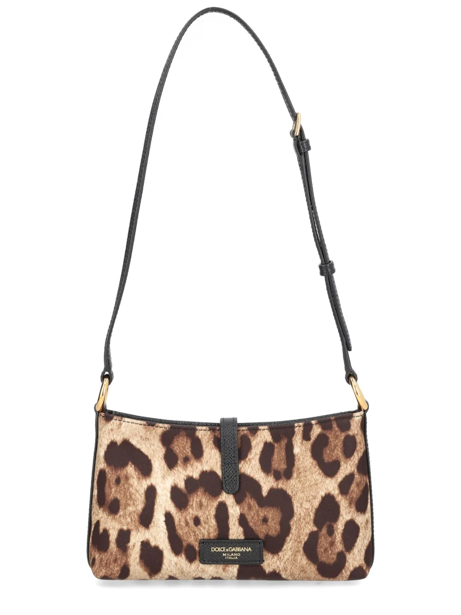 DOLCE & GABBANA Leopard-print Lock Shoulder Bag - Image 3