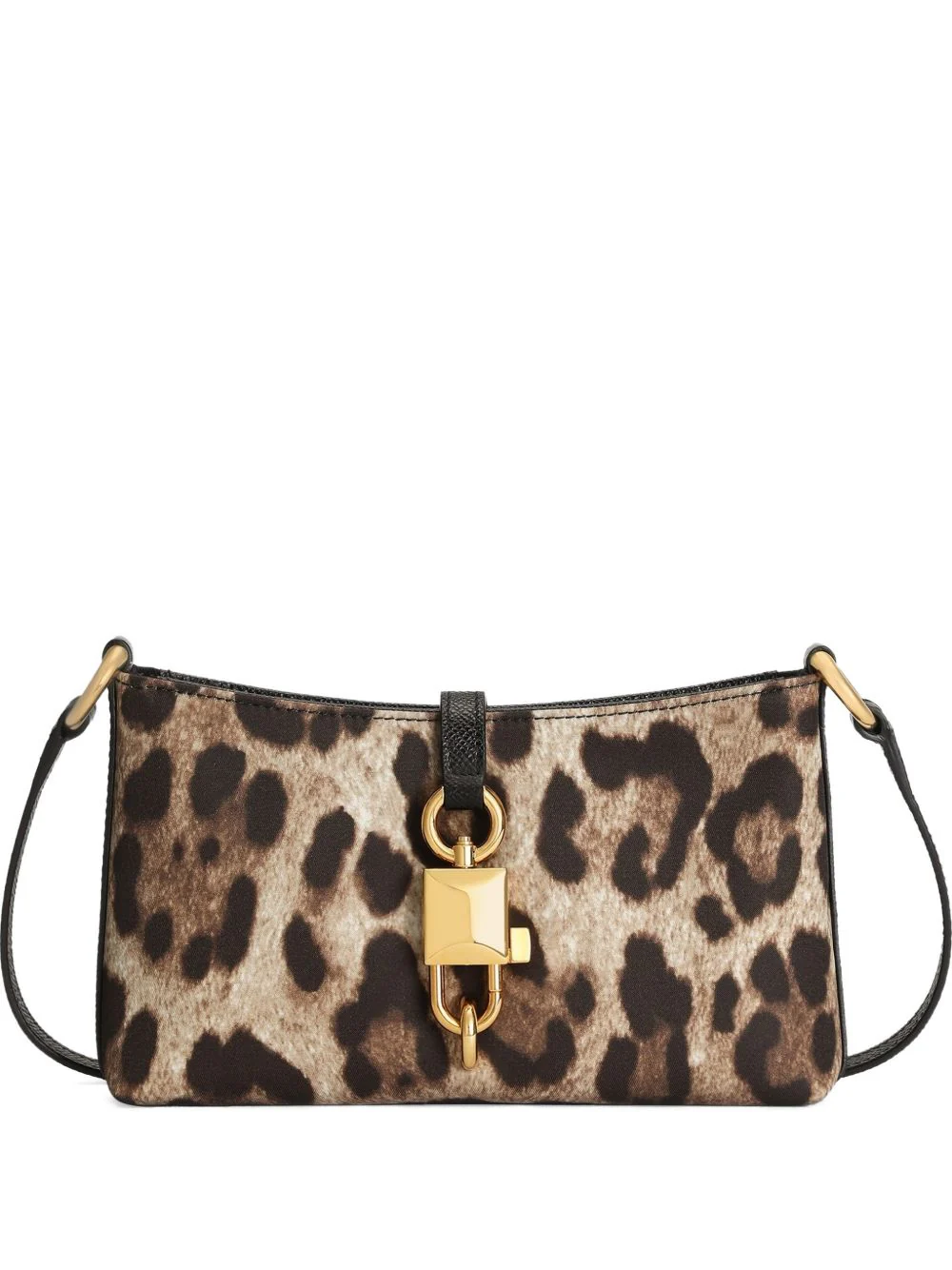 DOLCE & GABBANA Leopard-print Lock Shoulder Bag - Image 4