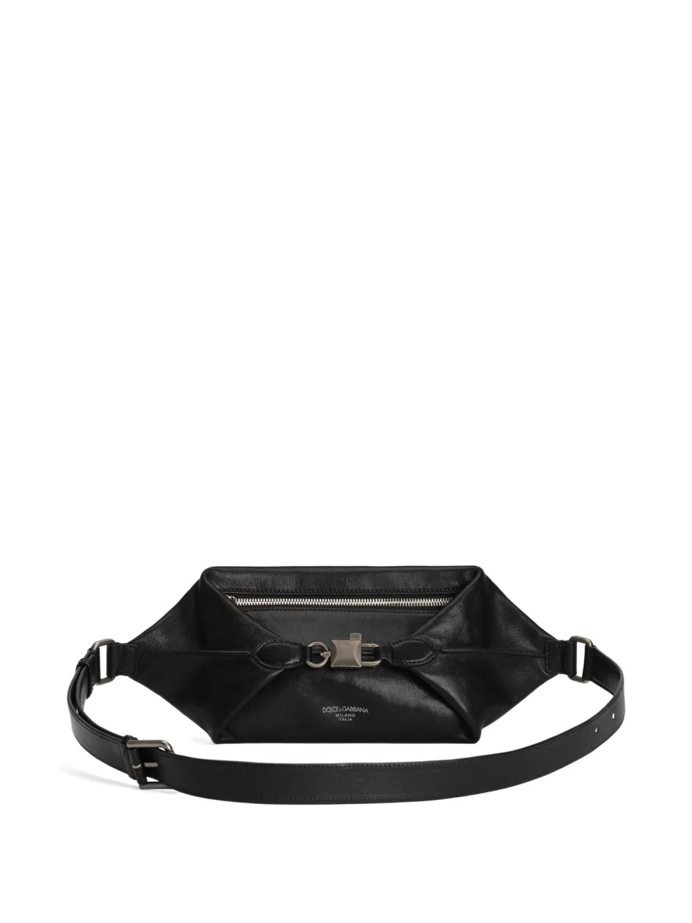 Dolce & Gabbana Lock Belt Bag in Tempesta Calfskin for Men - Image 6
