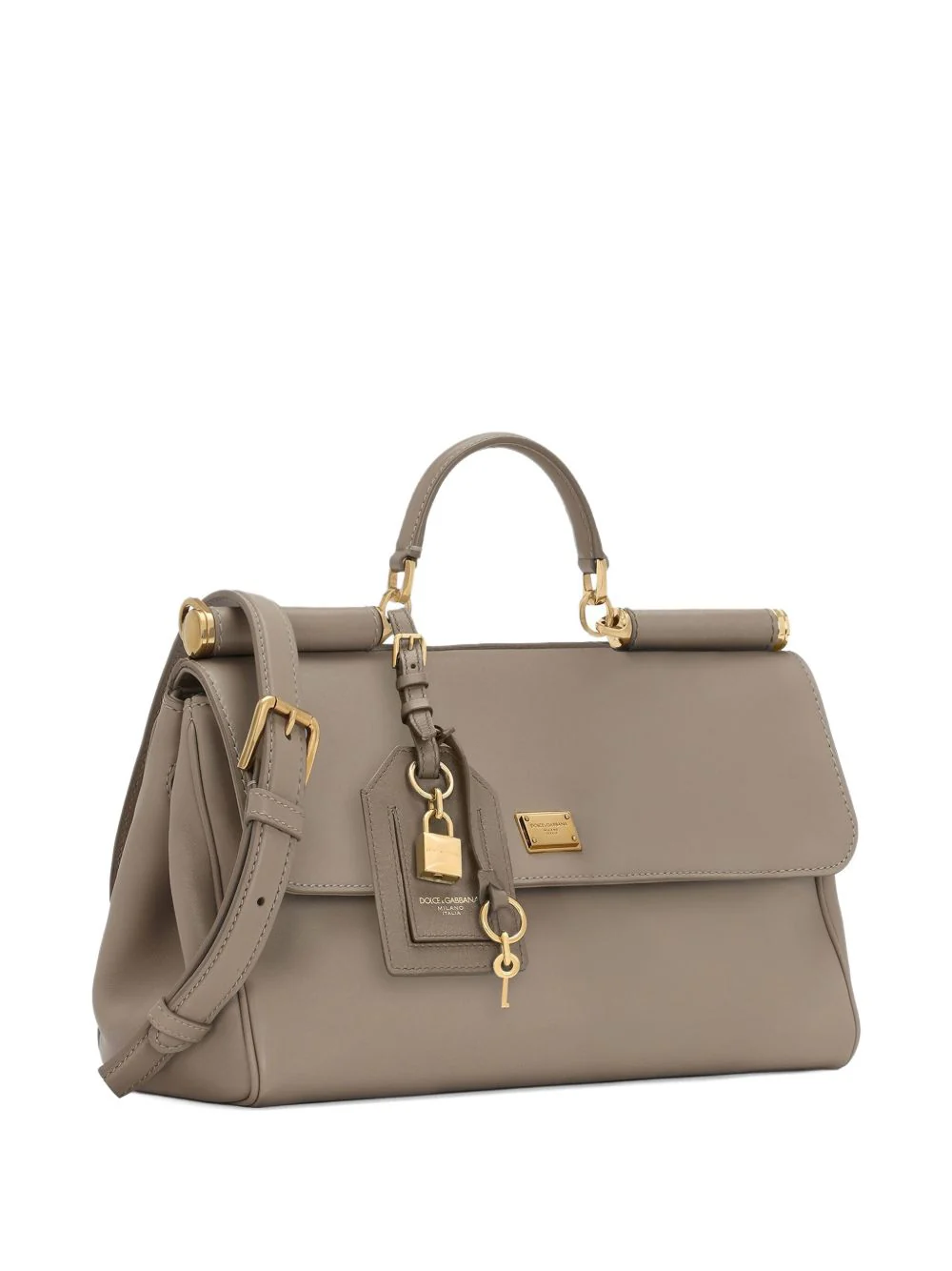 DOLCE & GABBANA Medium My Sicily Handbag in Plongé Calfskin - Image 2