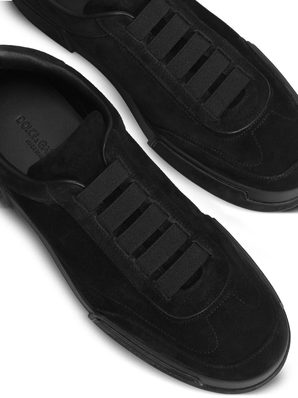 Dolce & Gabbana Men's Elasticated Panel Round Toe Flats for - Image 4
