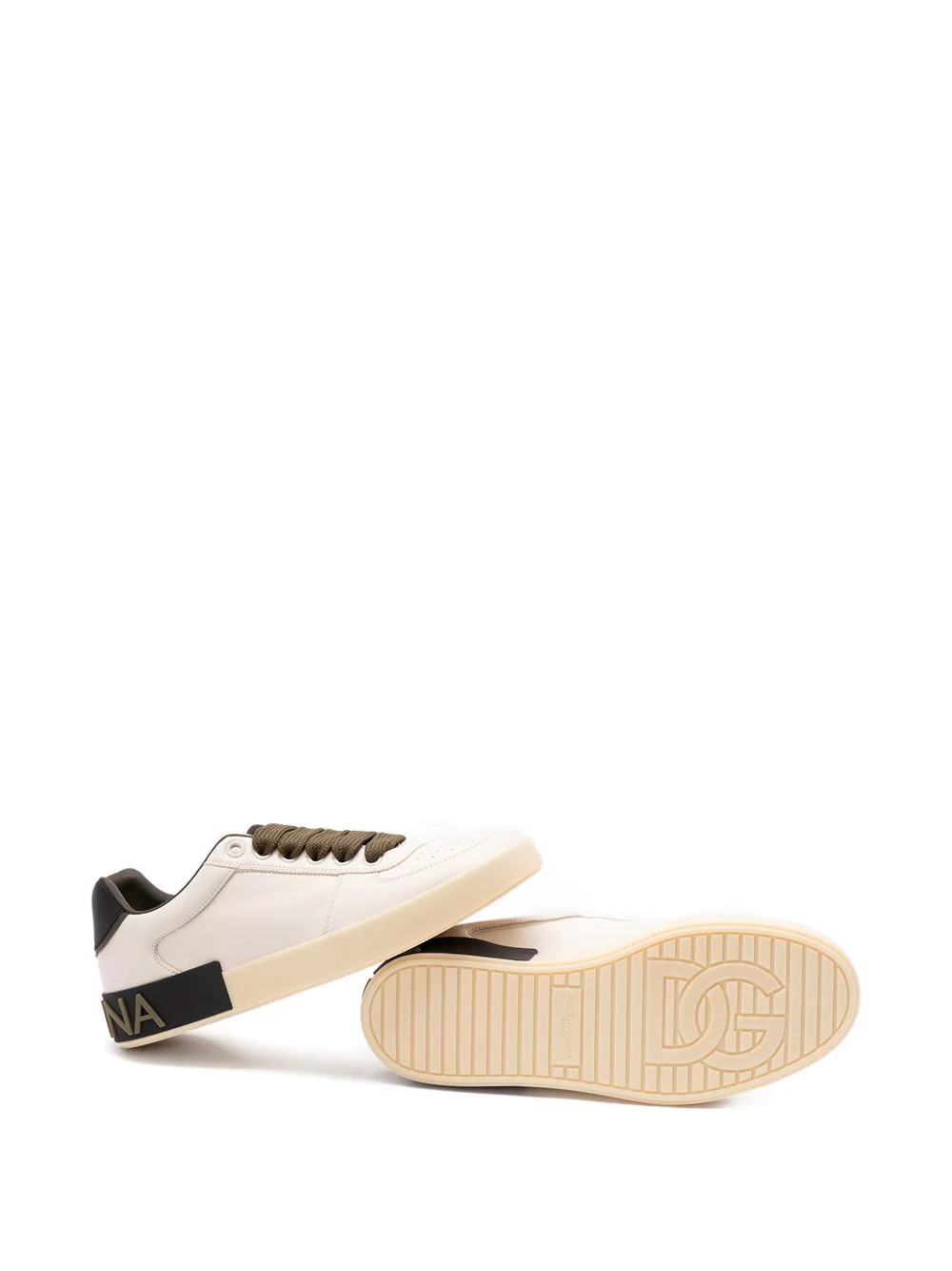 Dolce & Gabbana Mens Mini Sneaker with Contrasting Heel Tab - Image 4