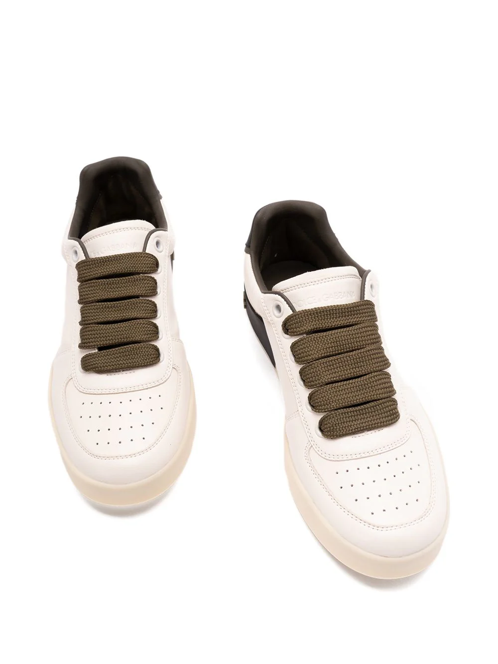 Dolce & Gabbana Mens Mini Sneaker with Contrasting Heel Tab - Image 5