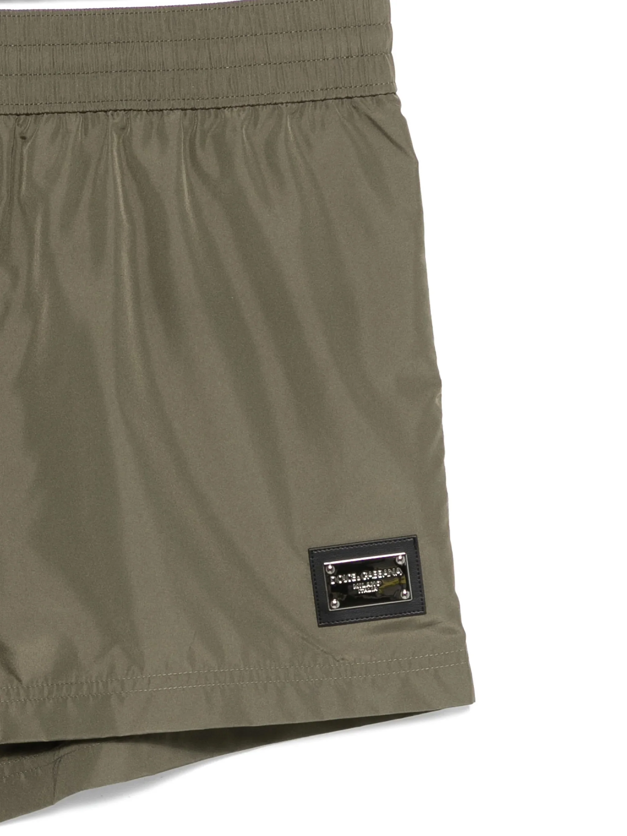Dolce & Gabbana Men's Mini Stretch Waistband Shorts with Logo Tag - Image 3