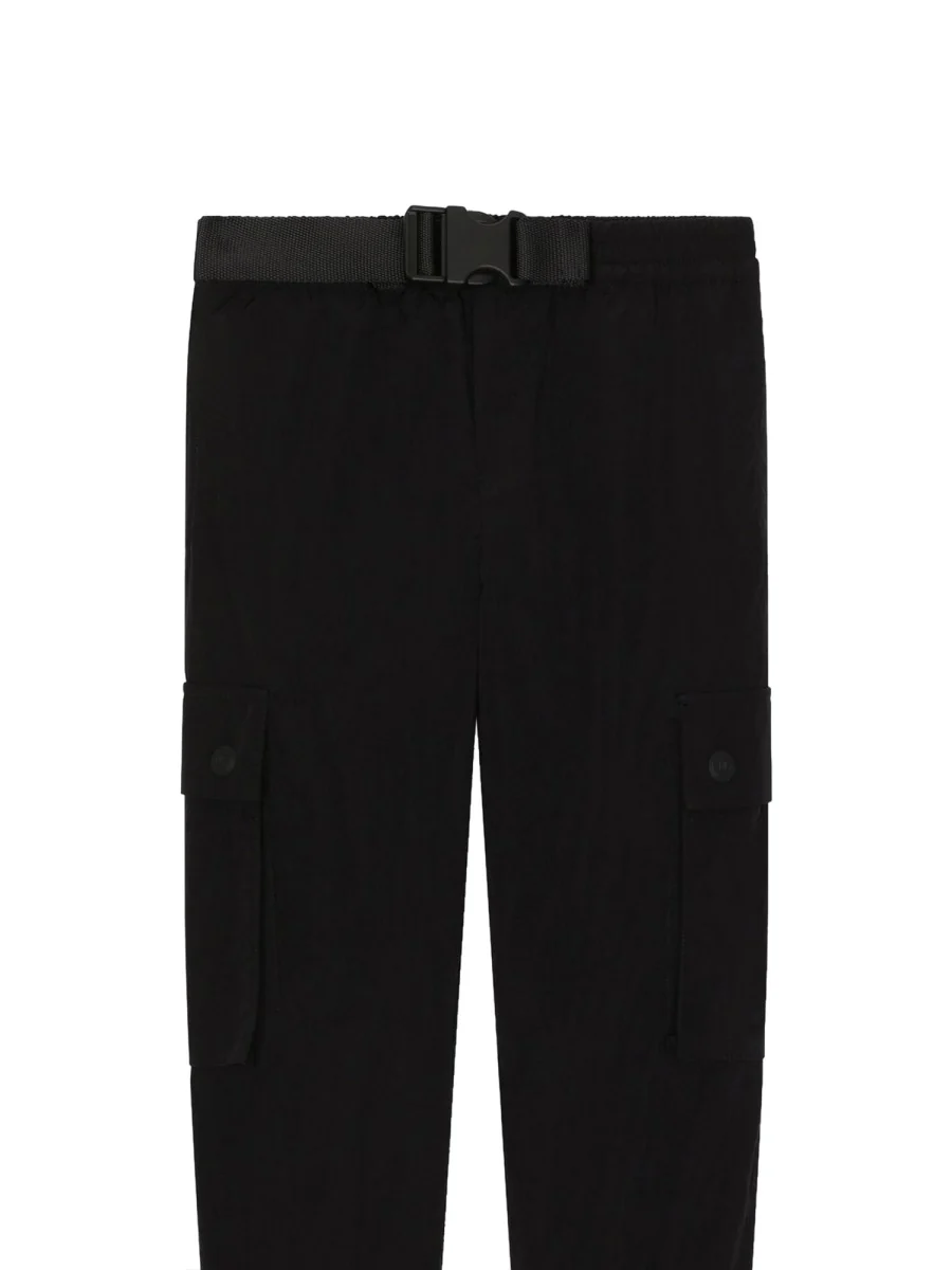DOLCE & GABBANA Mini Cargo Pants with Belt for Boys - Image 3