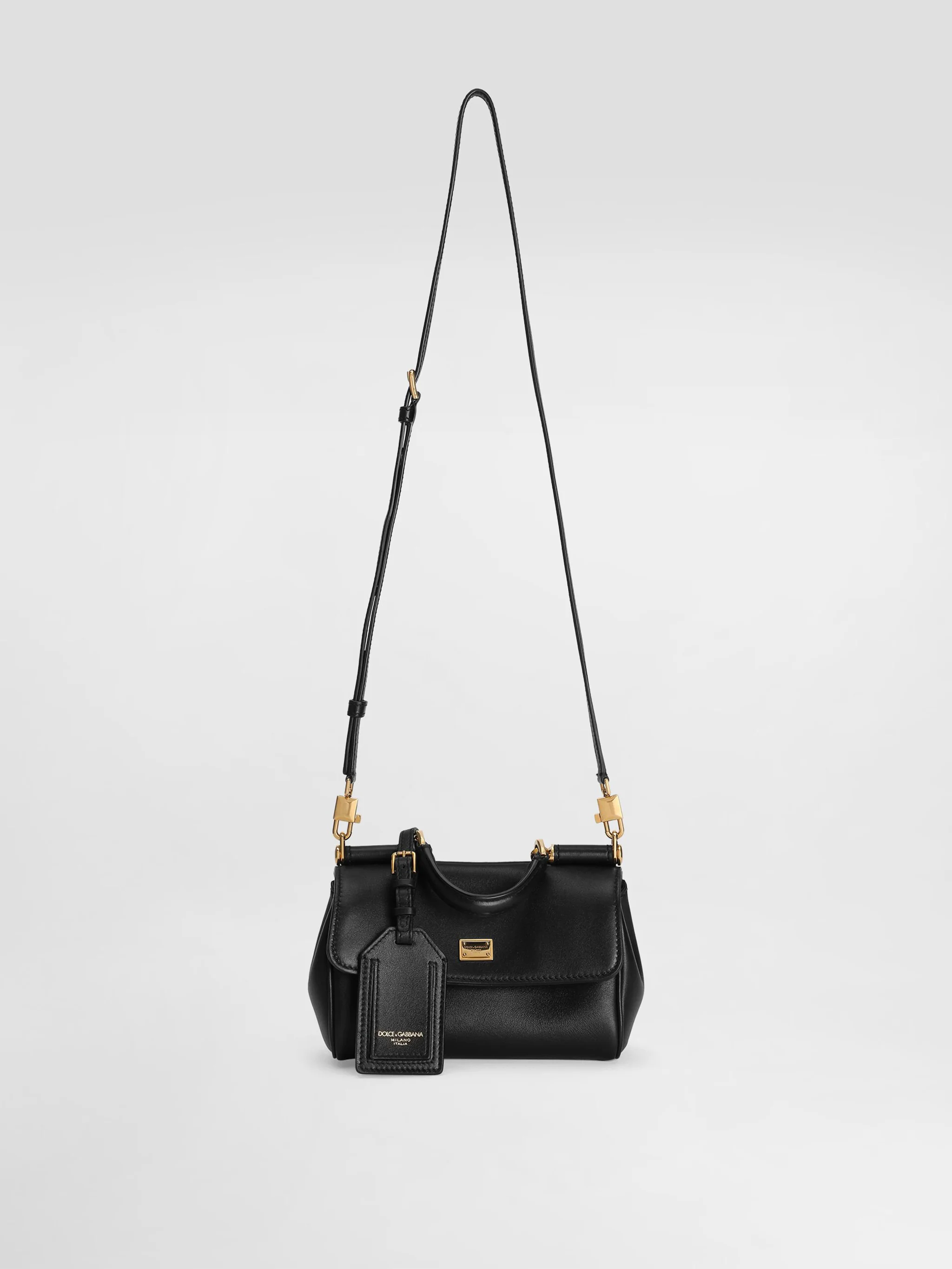 Dolce & Gabbana Mini Handbag with Tuck-in Closure and Vintage Accents - Image 5