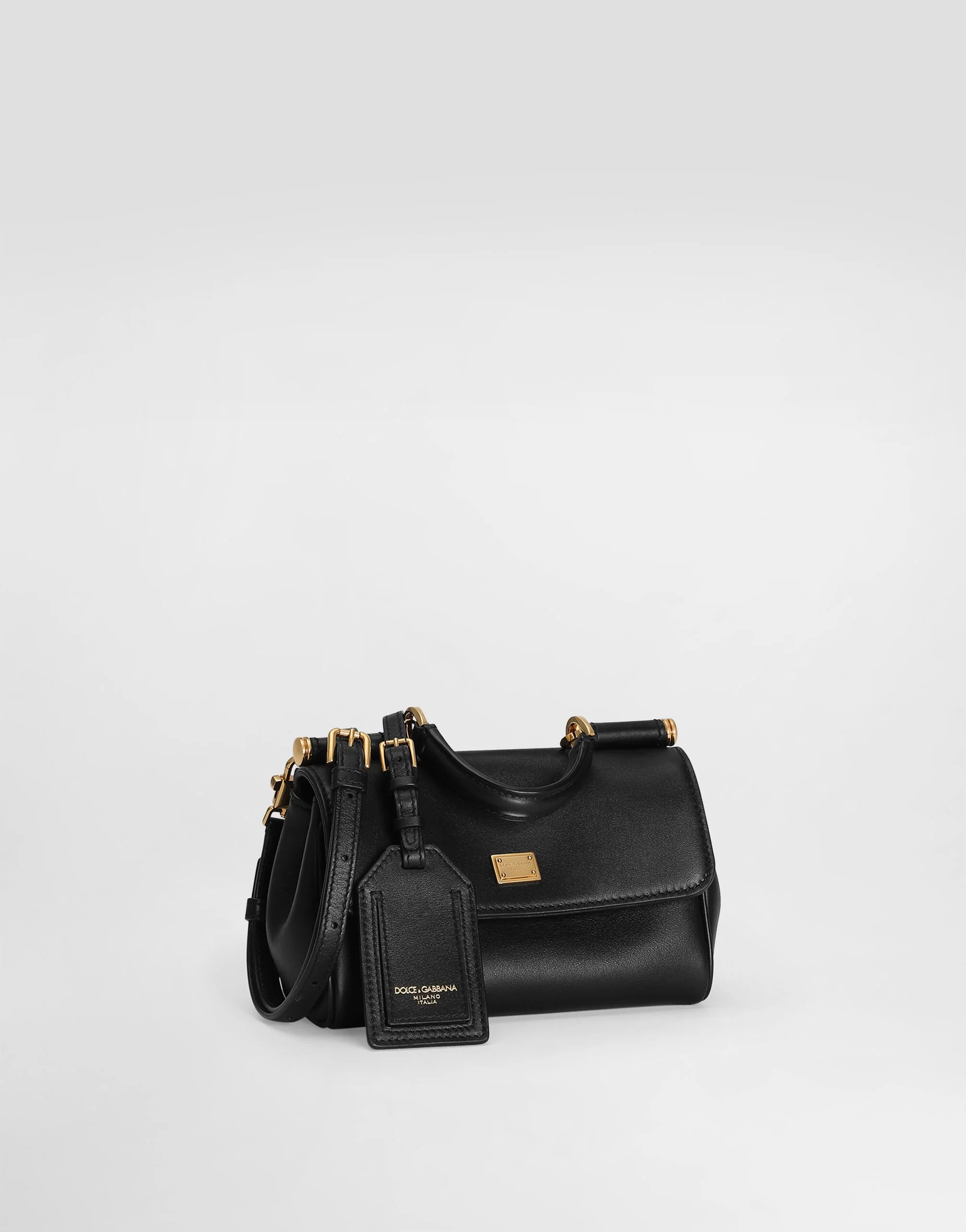 Dolce & Gabbana Mini Handbag with Tuck-in Closure and Vintage Accents - Image 6