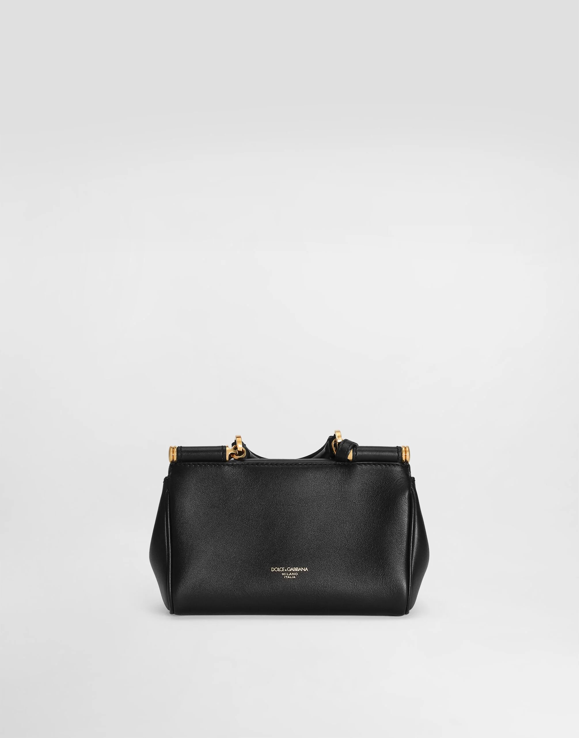 Dolce & Gabbana Mini Handbag with Tuck-in Closure and Vintage Accents - Image 7