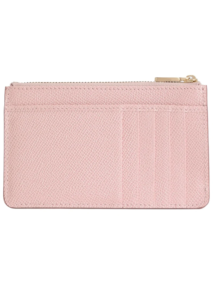 Dolce & Gabbana Mini Leather Card Holder - 9 CM X 13.5 CM X 1 CM - Image 2