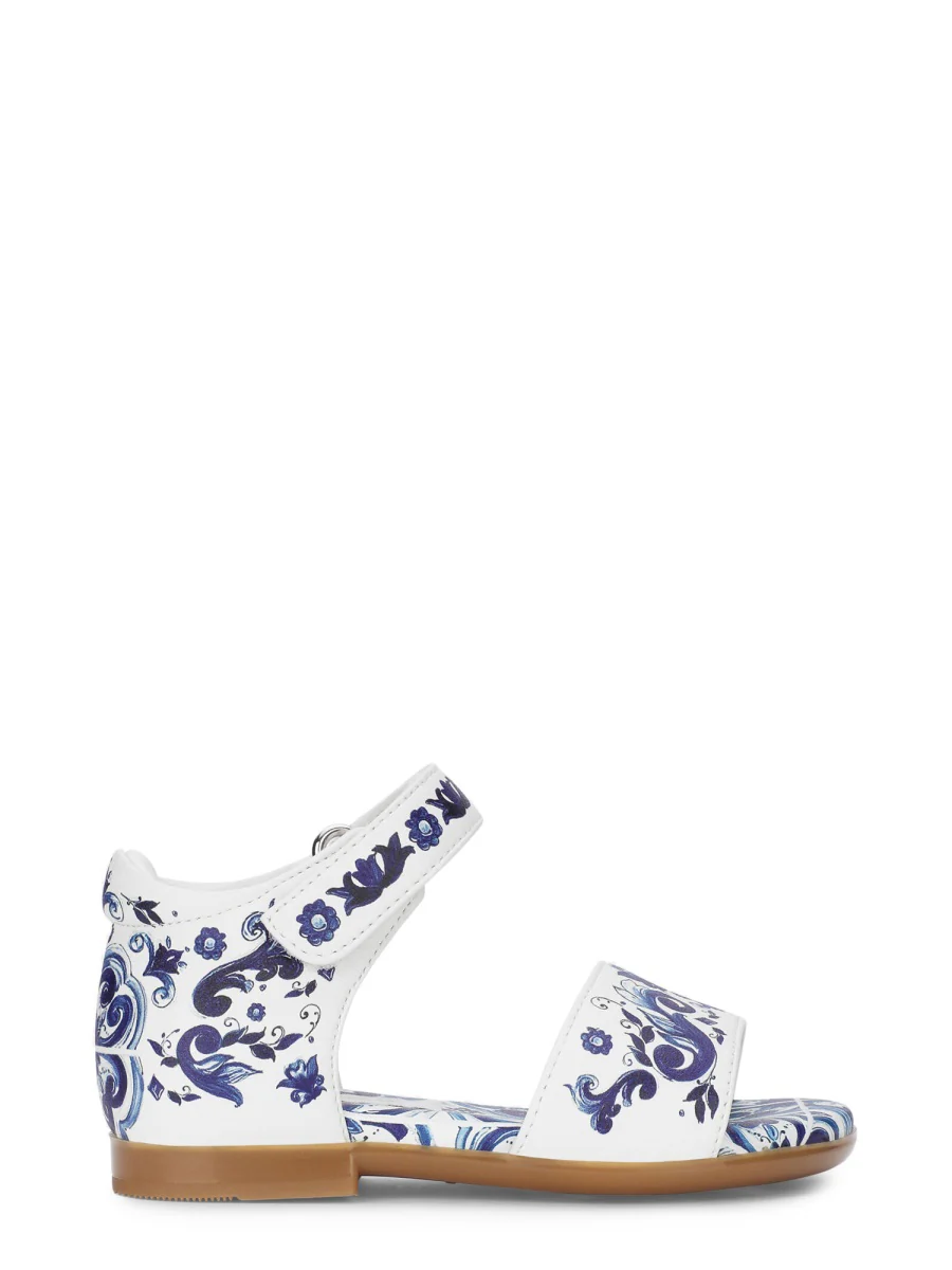 Dolce & Gabbana Mini Luxe Lamb Leather Sandals