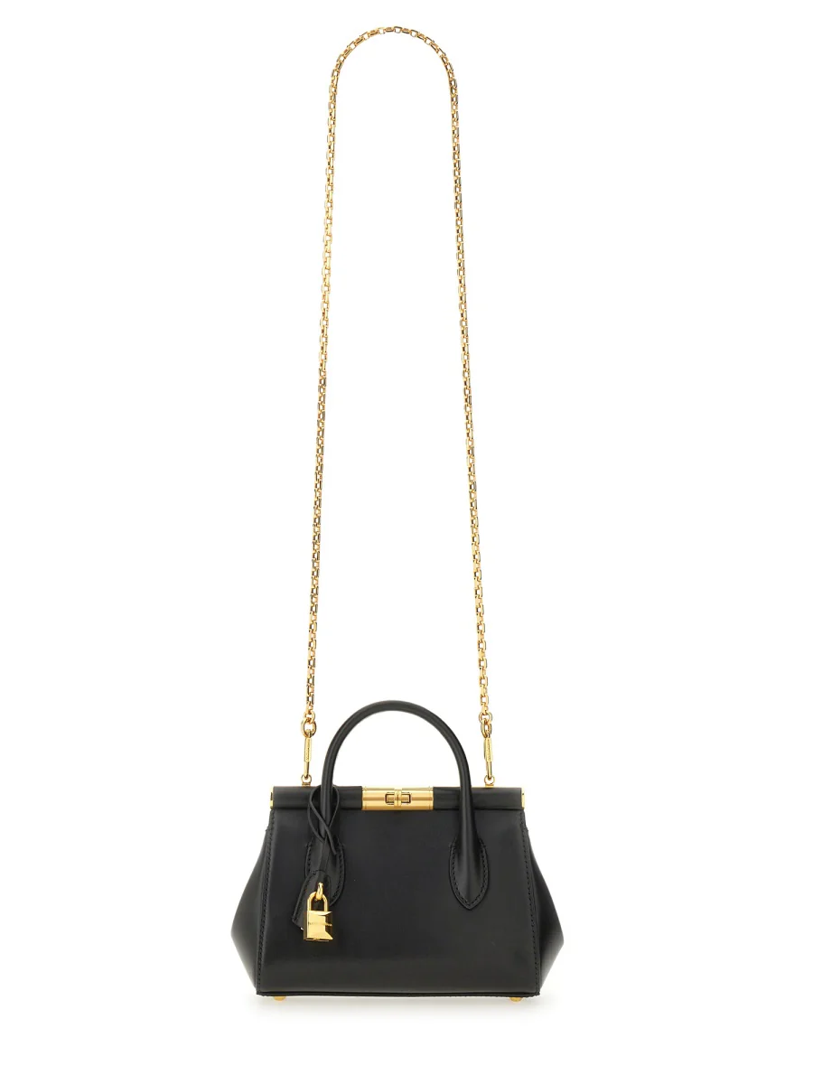 DOLCE & GABBANA Mini Marlene Day Bag in Palmellato Calfskin - Image 2