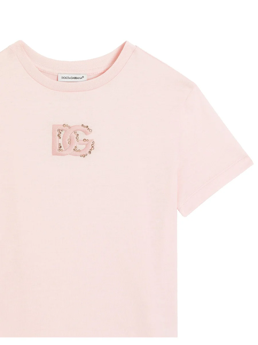 Dolce & Gabbana Mini Short Sleeve T-Shirt for Kids - Image 2