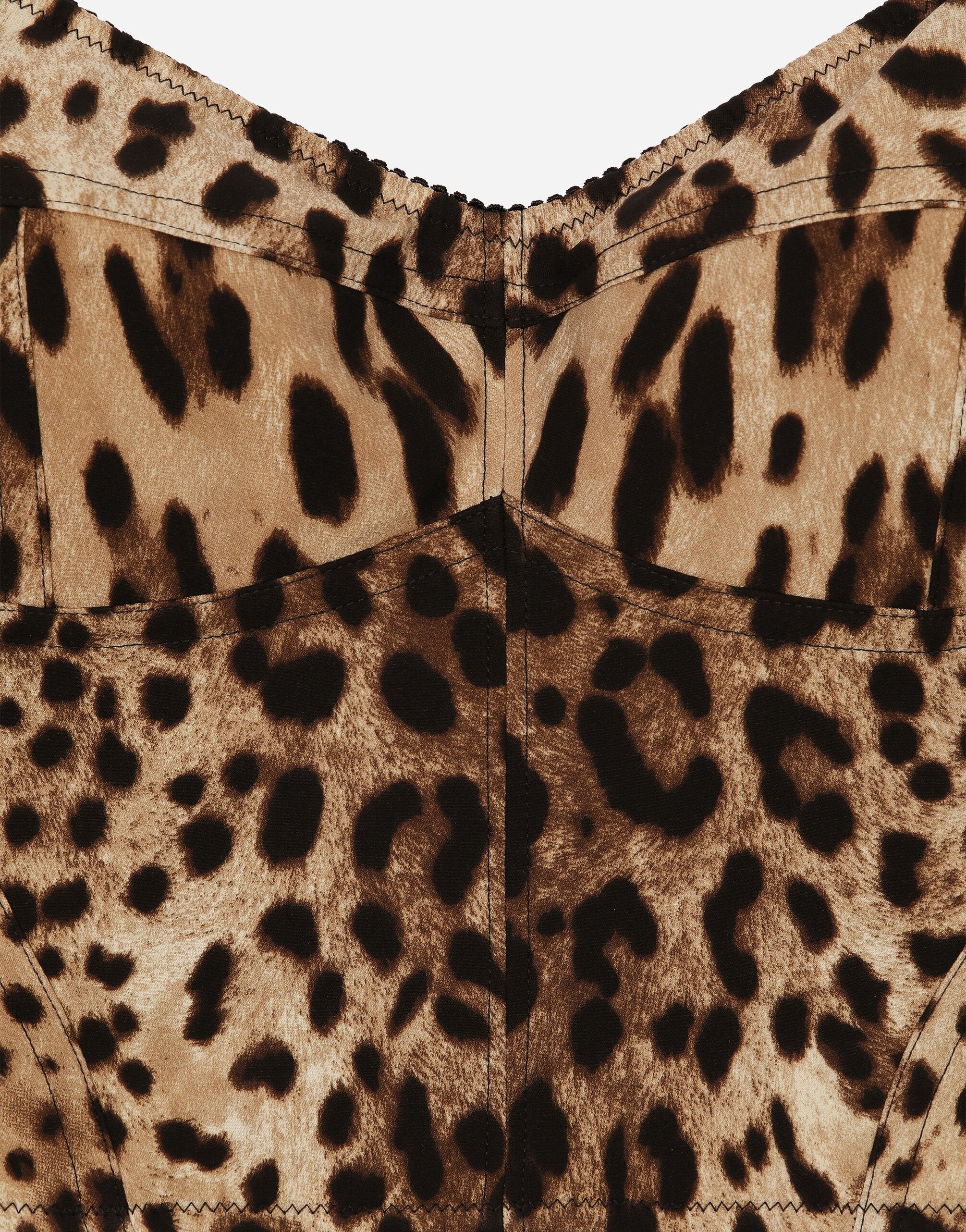 Dolce & Gabbana Mini Sweetheart Neckline Top with Shoulder Straps - Size 38 - Image 4