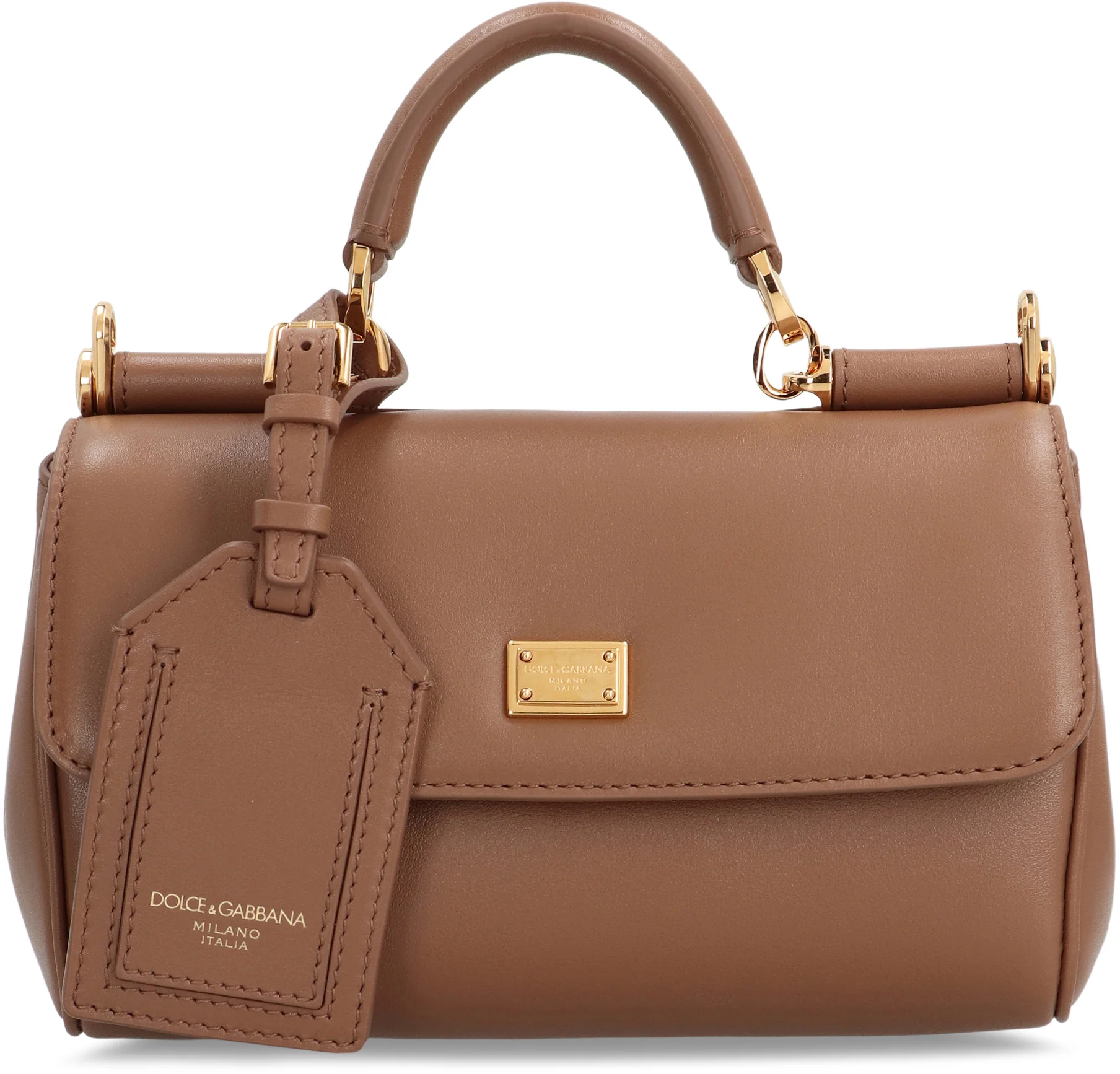 Dolce & Gabbana My Sicily Mini Handbag in Plongé Calfskin - Image 2