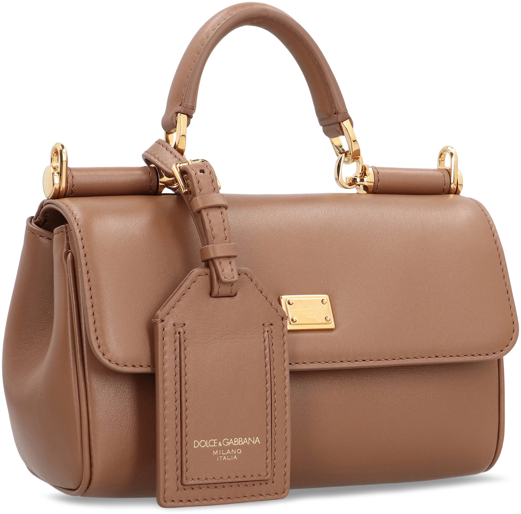 Dolce & Gabbana My Sicily Mini Handbag in Plongé Calfskin - Image 3