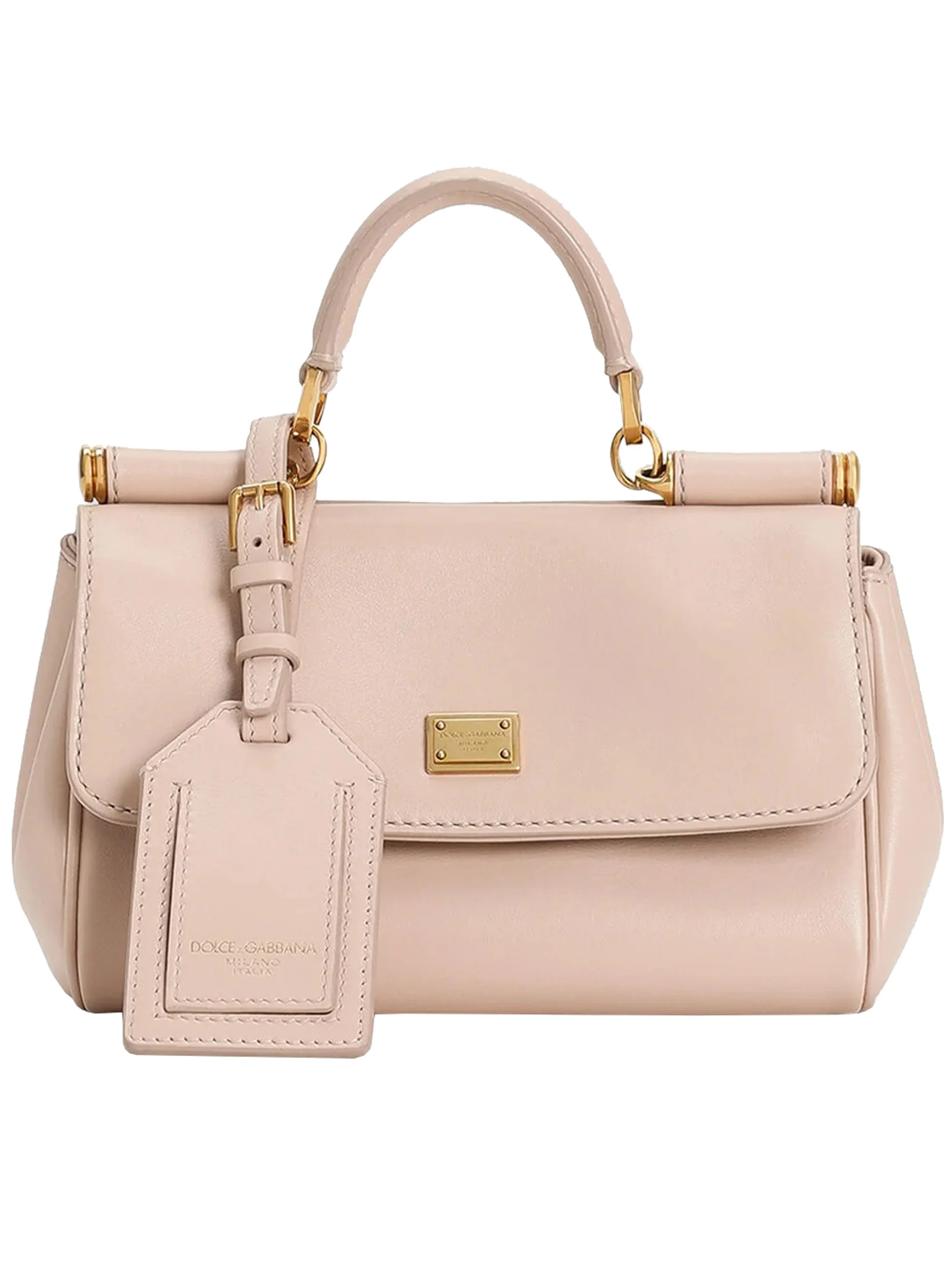 DOLCE & GABBANA My Sicily Mini Plongé Calfskin Handbag - Image 5
