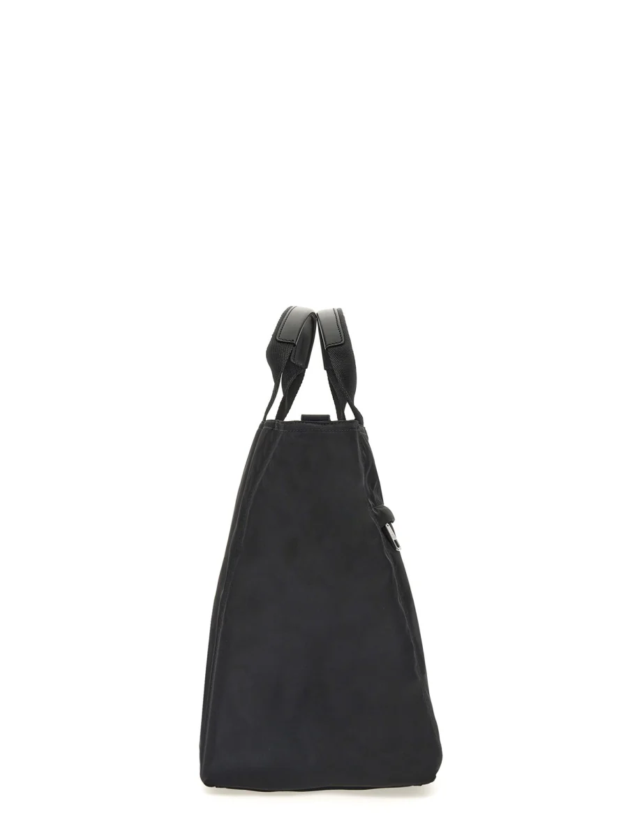 DOLCE & GABBANA Nylon Holdall with Rubberized Logo - Image 5