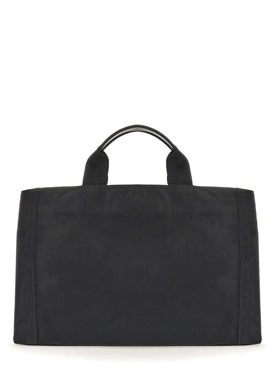 DOLCE & GABBANA Nylon Holdall with Rubberized Logo - Image 6