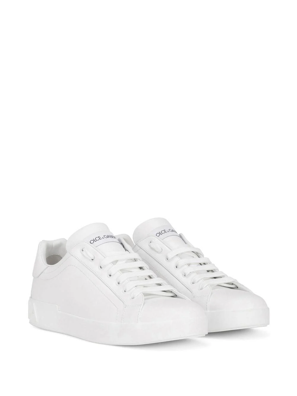 DOLCE & GABBANA Portofino Lace-Up Sneakers - Image 2