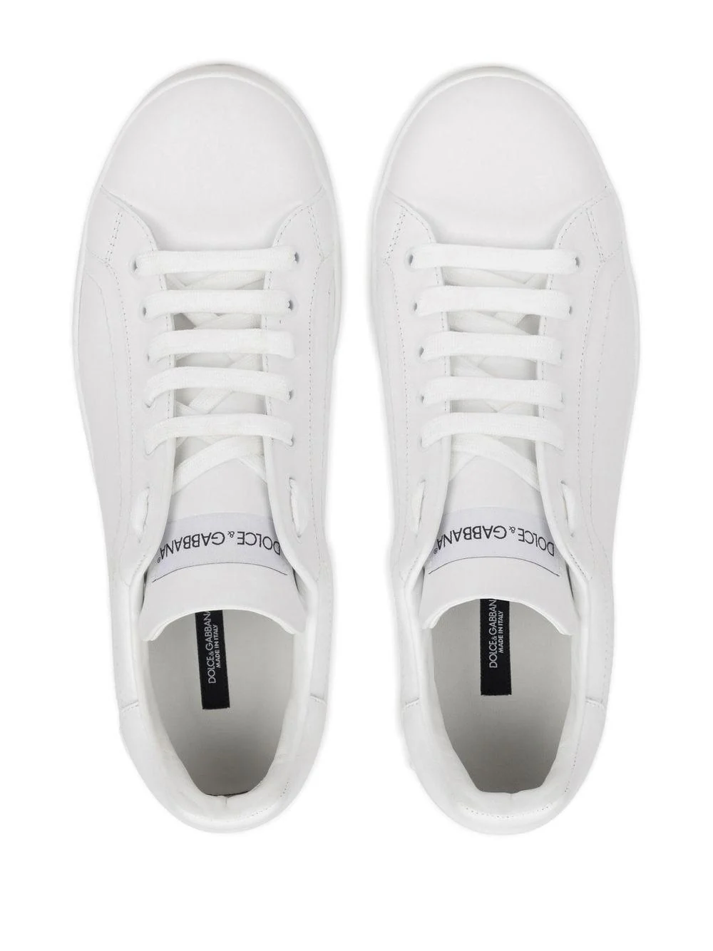 DOLCE & GABBANA Portofino Lace-Up Sneakers - Image 4
