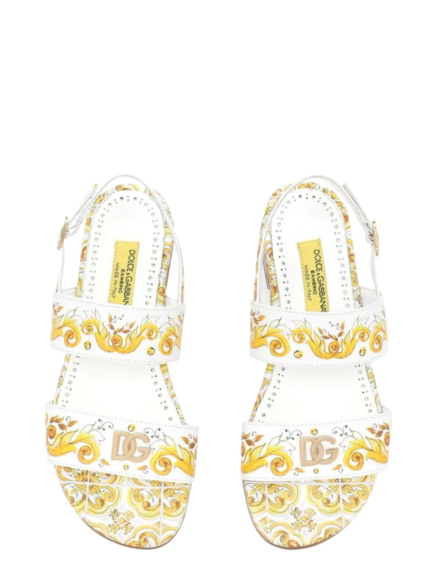 DOLCE & GABBANA Printed Calf Sandal - Image 3