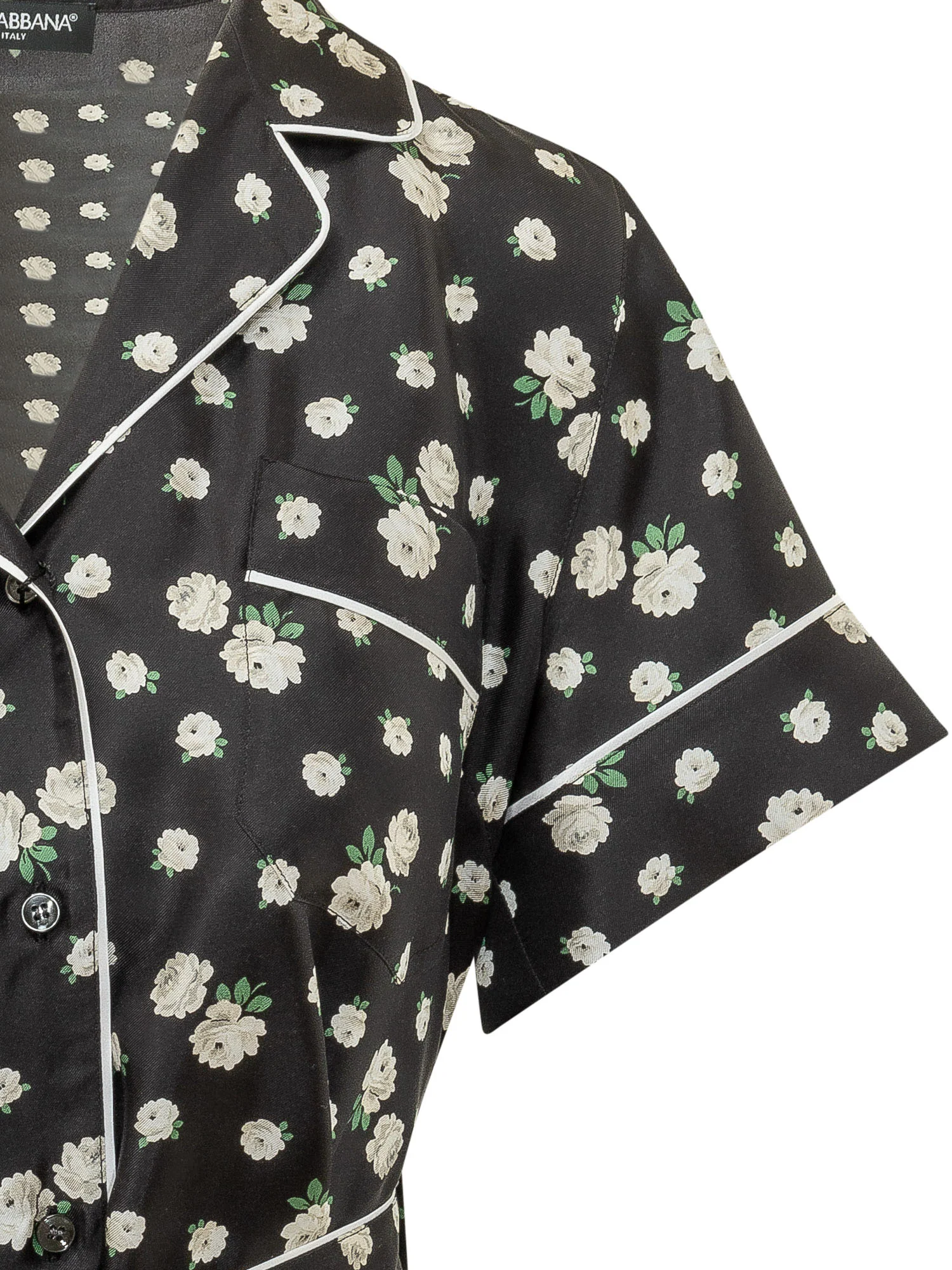Dolce & Gabbana Shirt with Rever Collar and Belt - Image 3