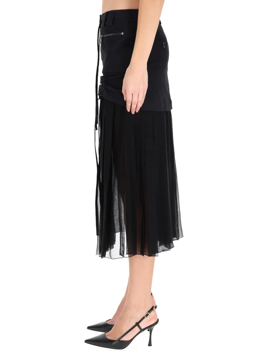 DOLCE & GABBANA Silk Midi Skirt - Image 3