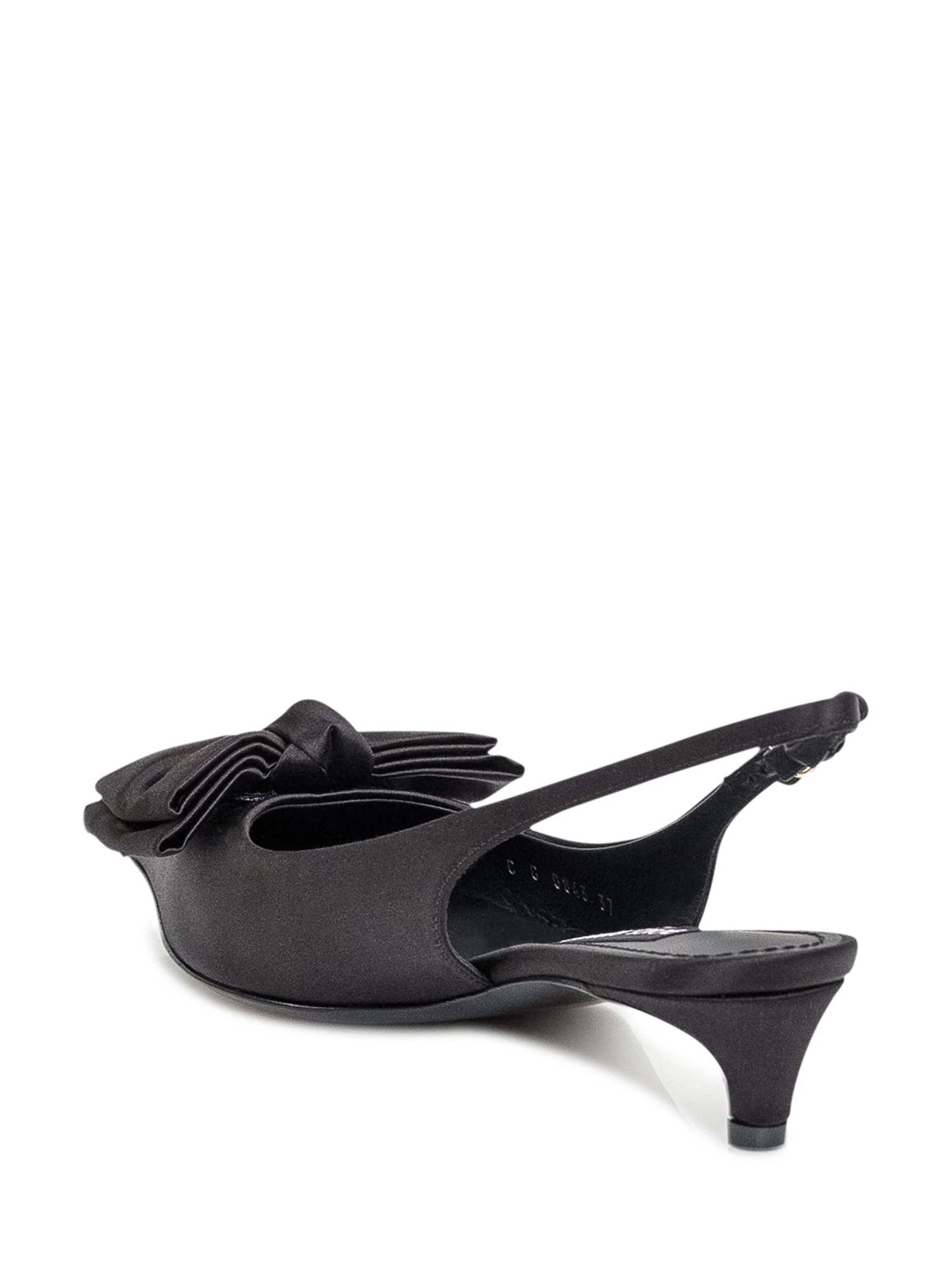 Dolce & Gabbana Slingback Heels with Elegant Bow Detail - Image 3
