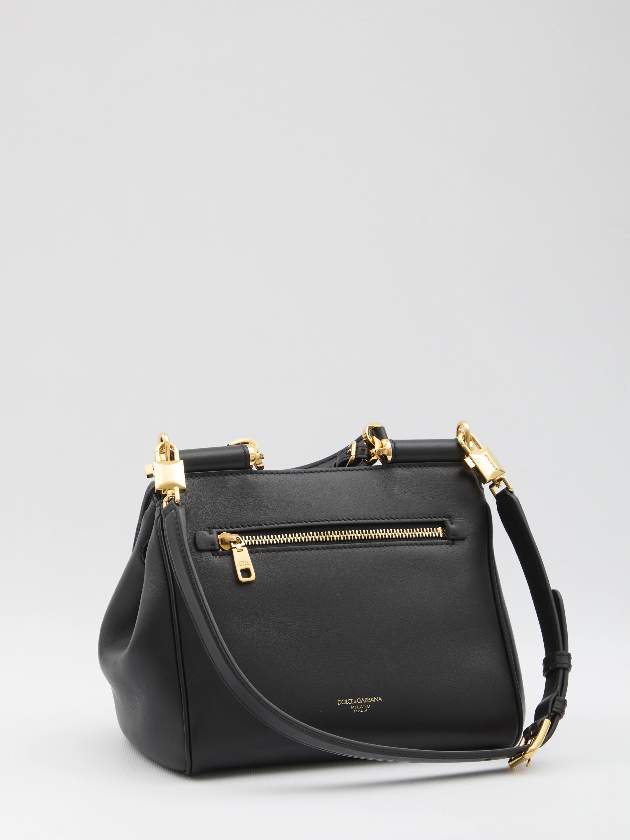DOLCE & GABBANA Small My Sicily Handbag in Plongé Calfskin - Image 2