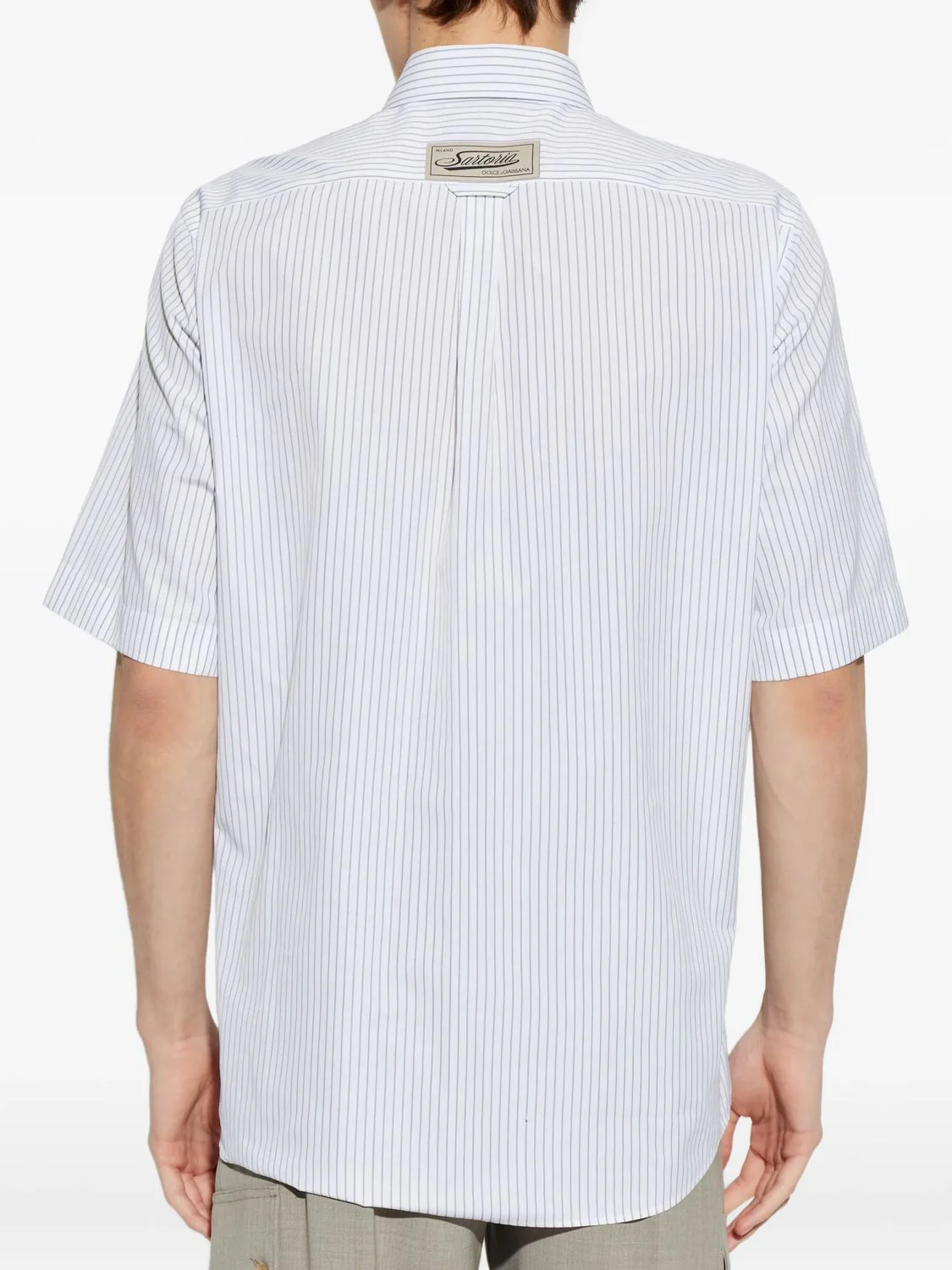 DOLCE & GABBANA Striped Chest-pocket Shirt - Image 2