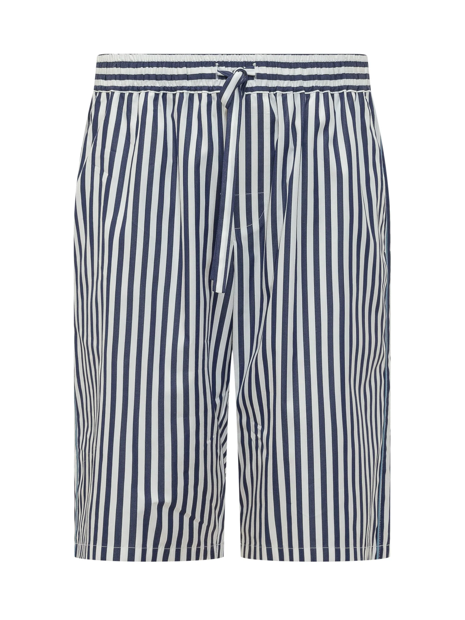 Dolce & Gabbana Striped Mini Trousers with Drawstring