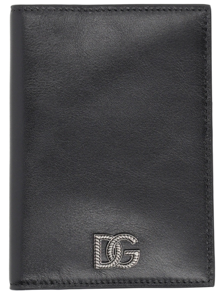 DOLCE & GABBANA Tempesta Calfskin Passport Holder for Men - Image 4