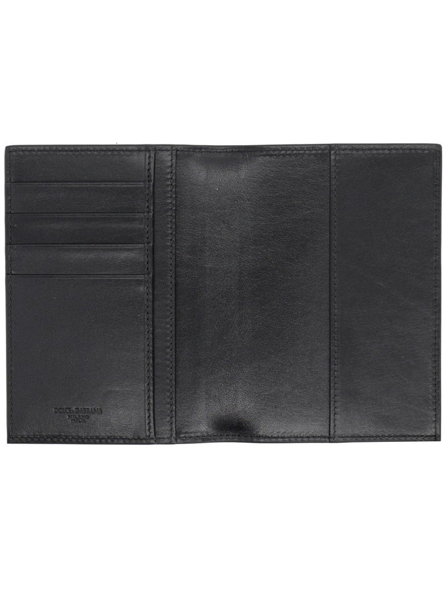 DOLCE & GABBANA Tempesta Calfskin Passport Holder for Men - Image 6