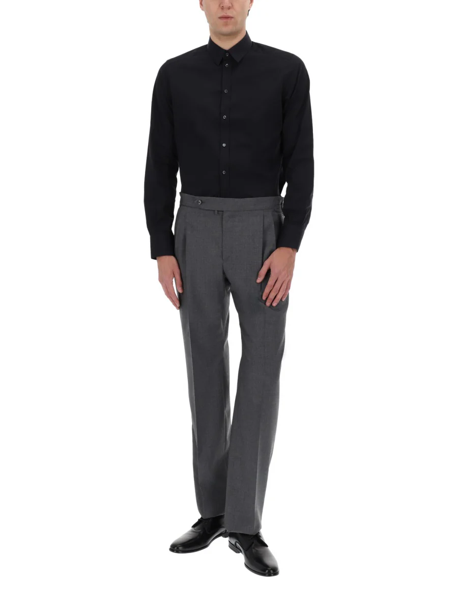 DOLCE & GABBANA Wool Canvas Trousers - Image 2