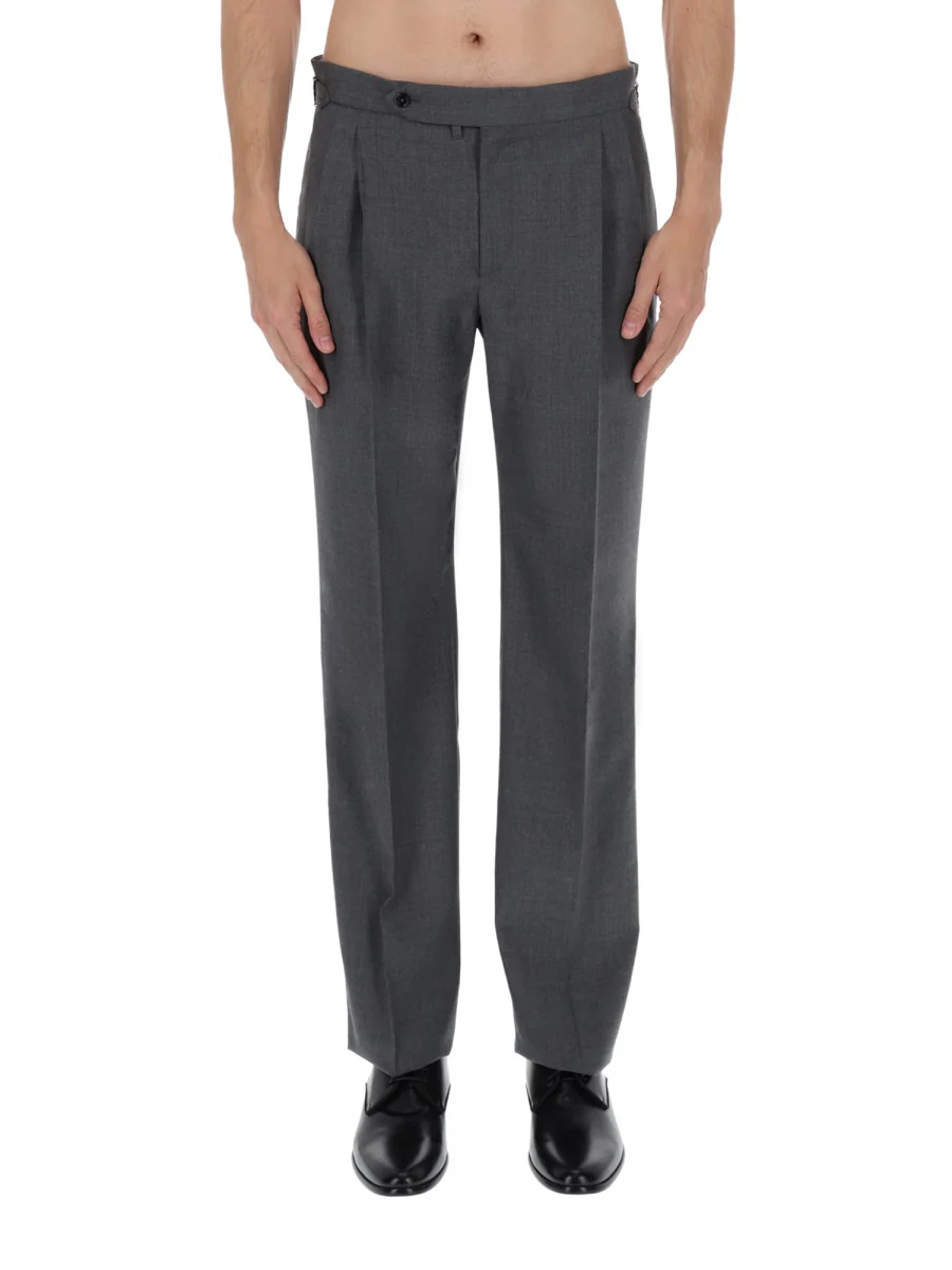 DOLCE & GABBANA Wool Canvas Trousers - Image 3