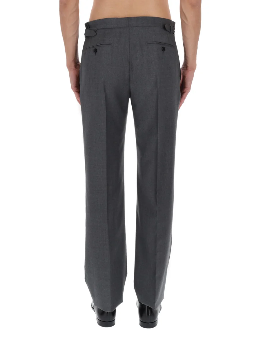 DOLCE & GABBANA Wool Canvas Trousers - Image 4