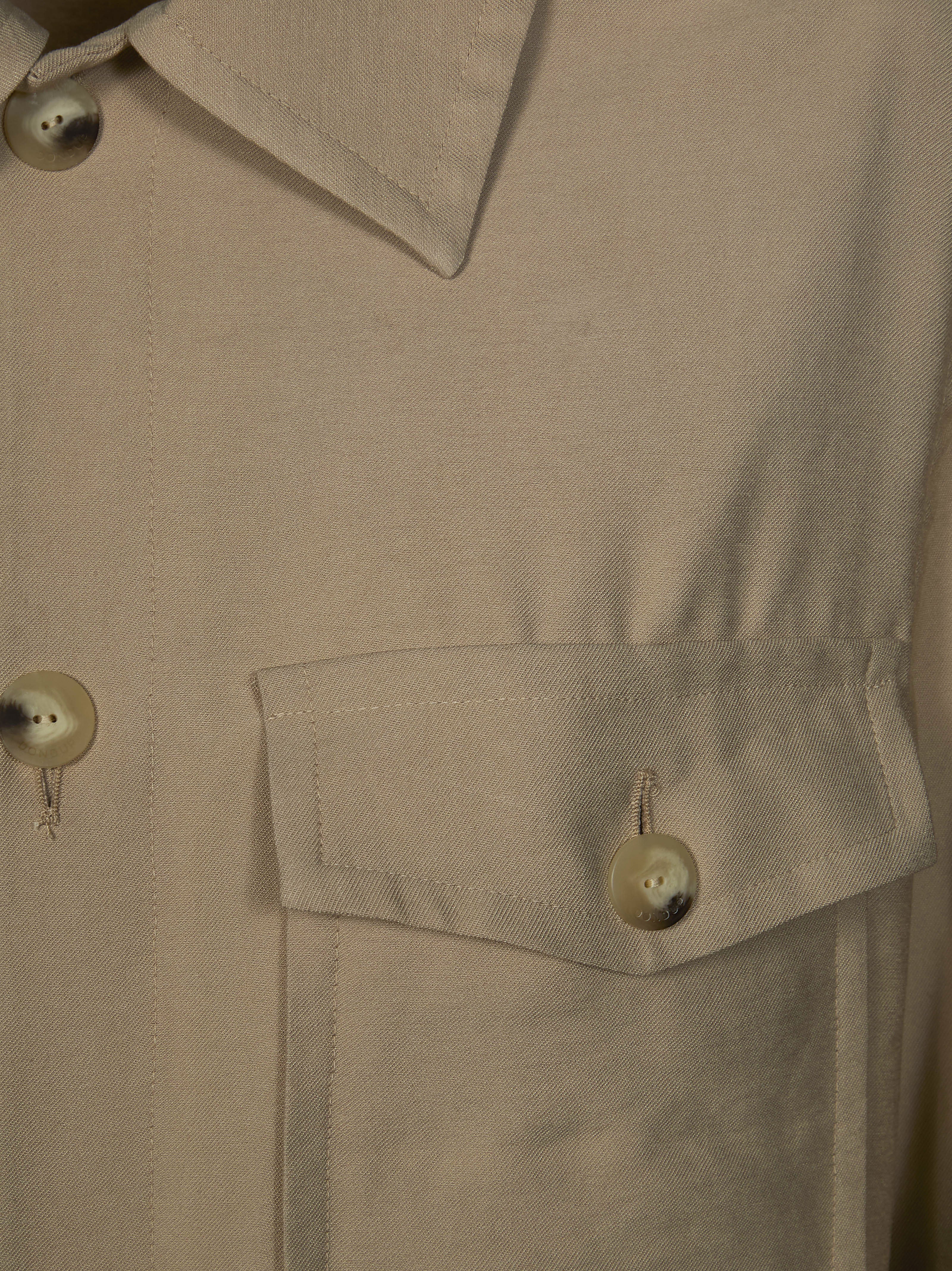 Dondup Regular-fit Shirt in Viscose Gabardine for Women - Image 3