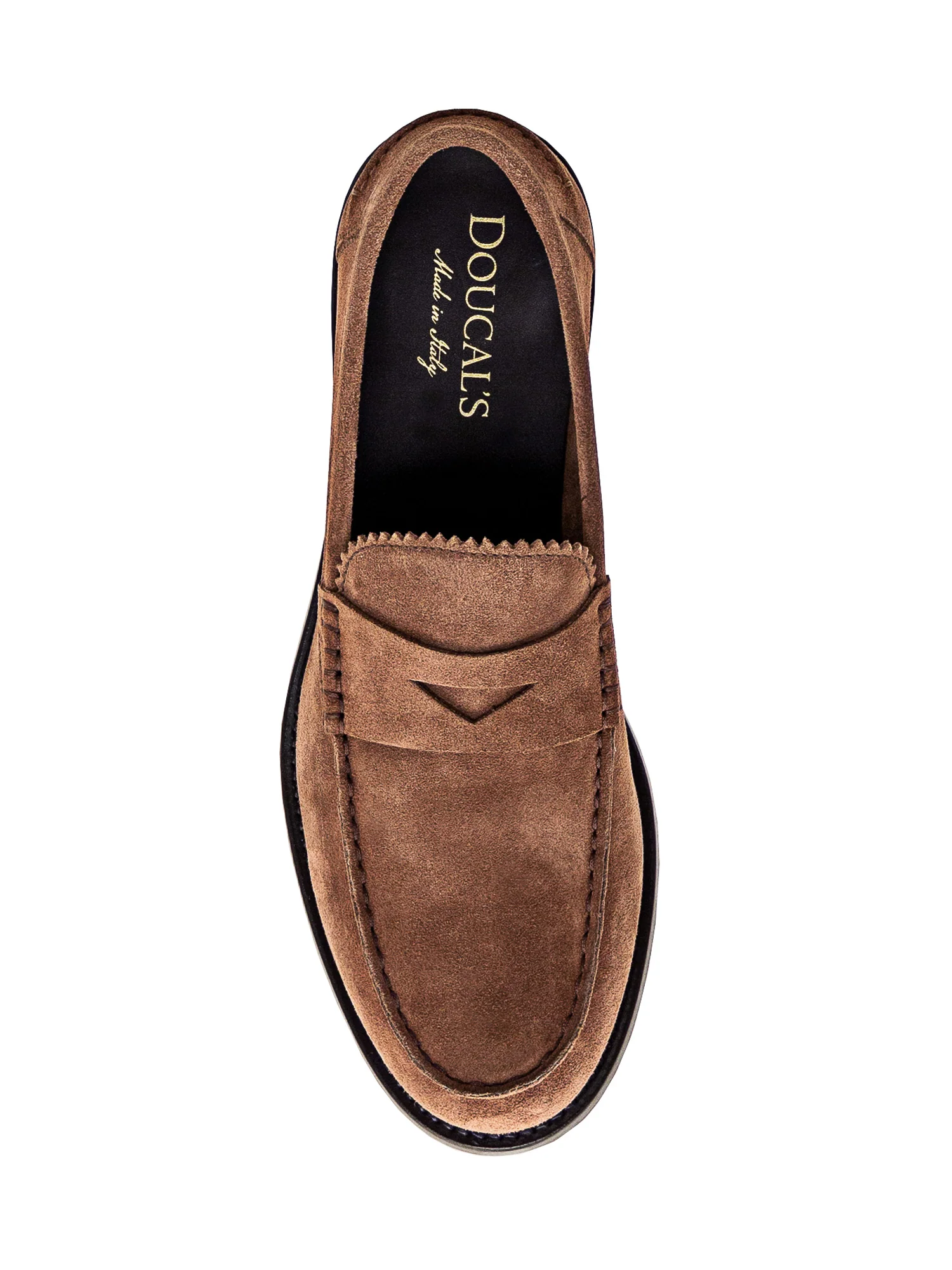 Doucal's Classic Leather Moccasin Loafers - Image 4